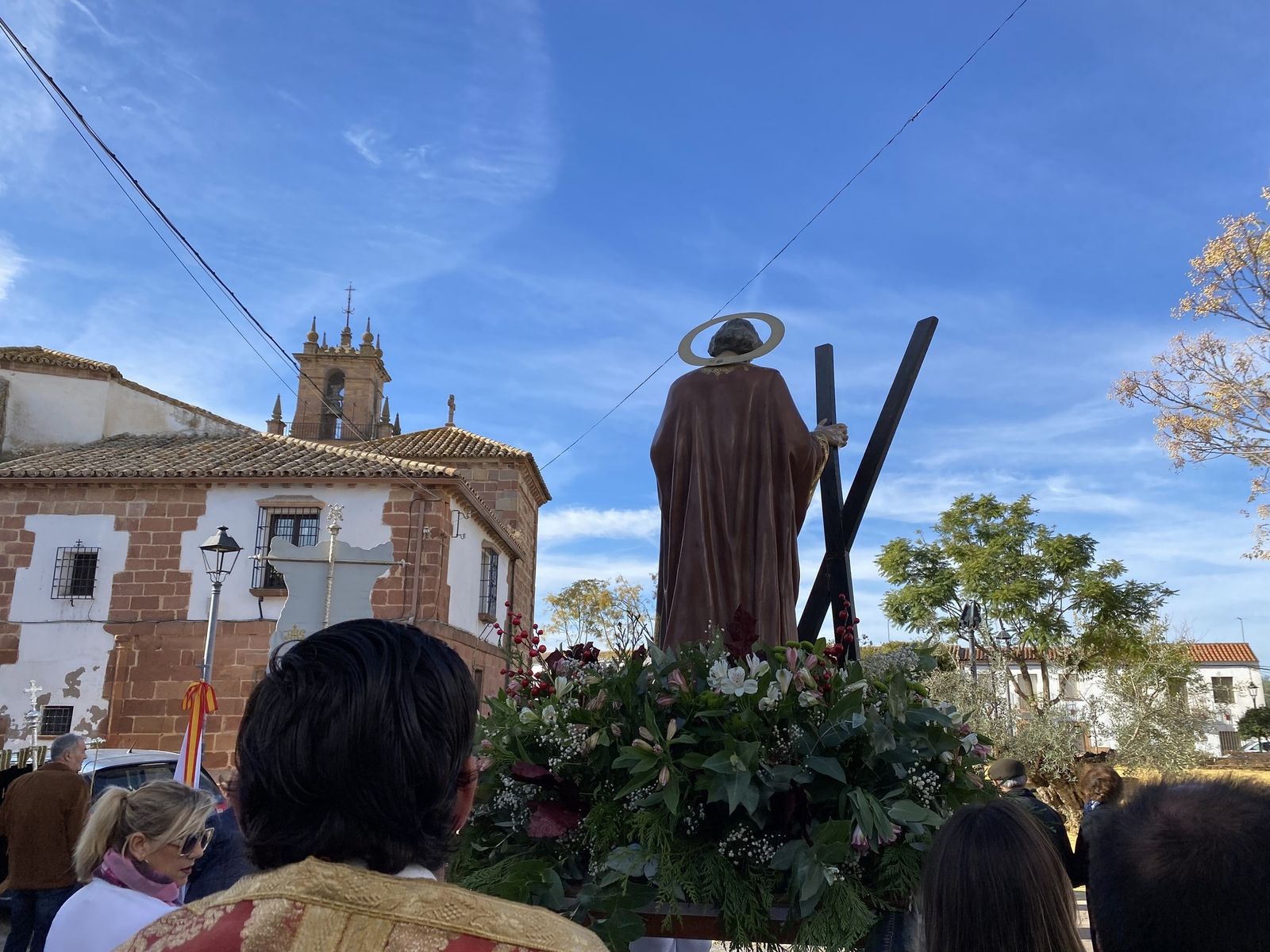 La procesión de San Andrés en Adamuz, en fotografías