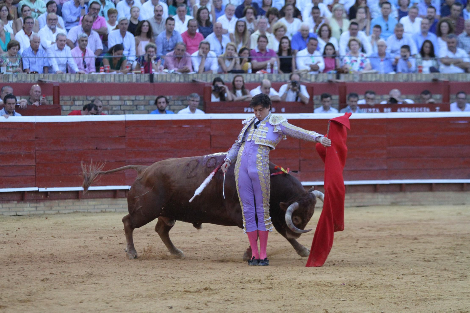 Imágenes de lidia de Roca Rey