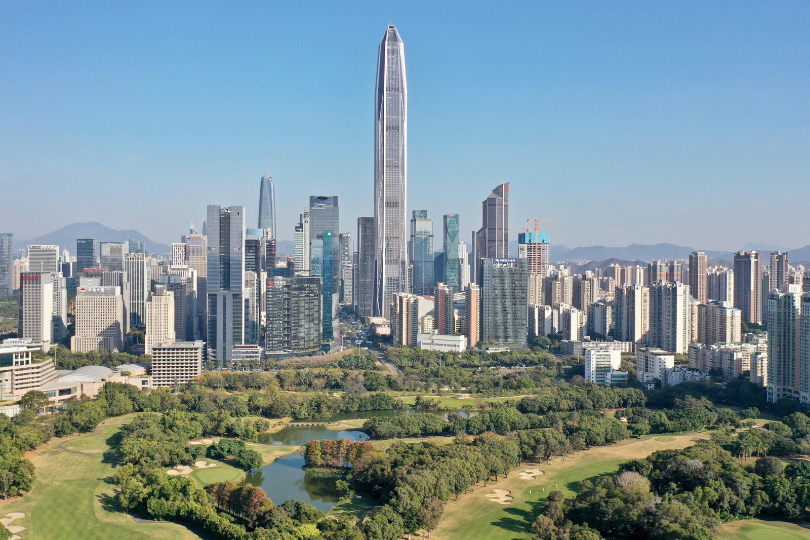 El skyline de Shenzhen, en China.