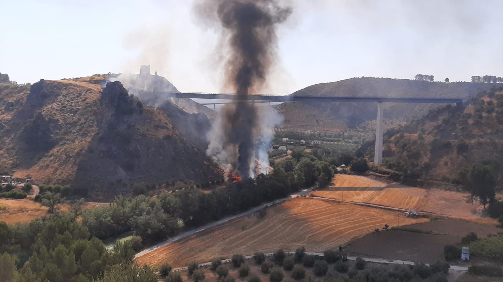 Siniestro del accidente de Benamejí en la A-45.
