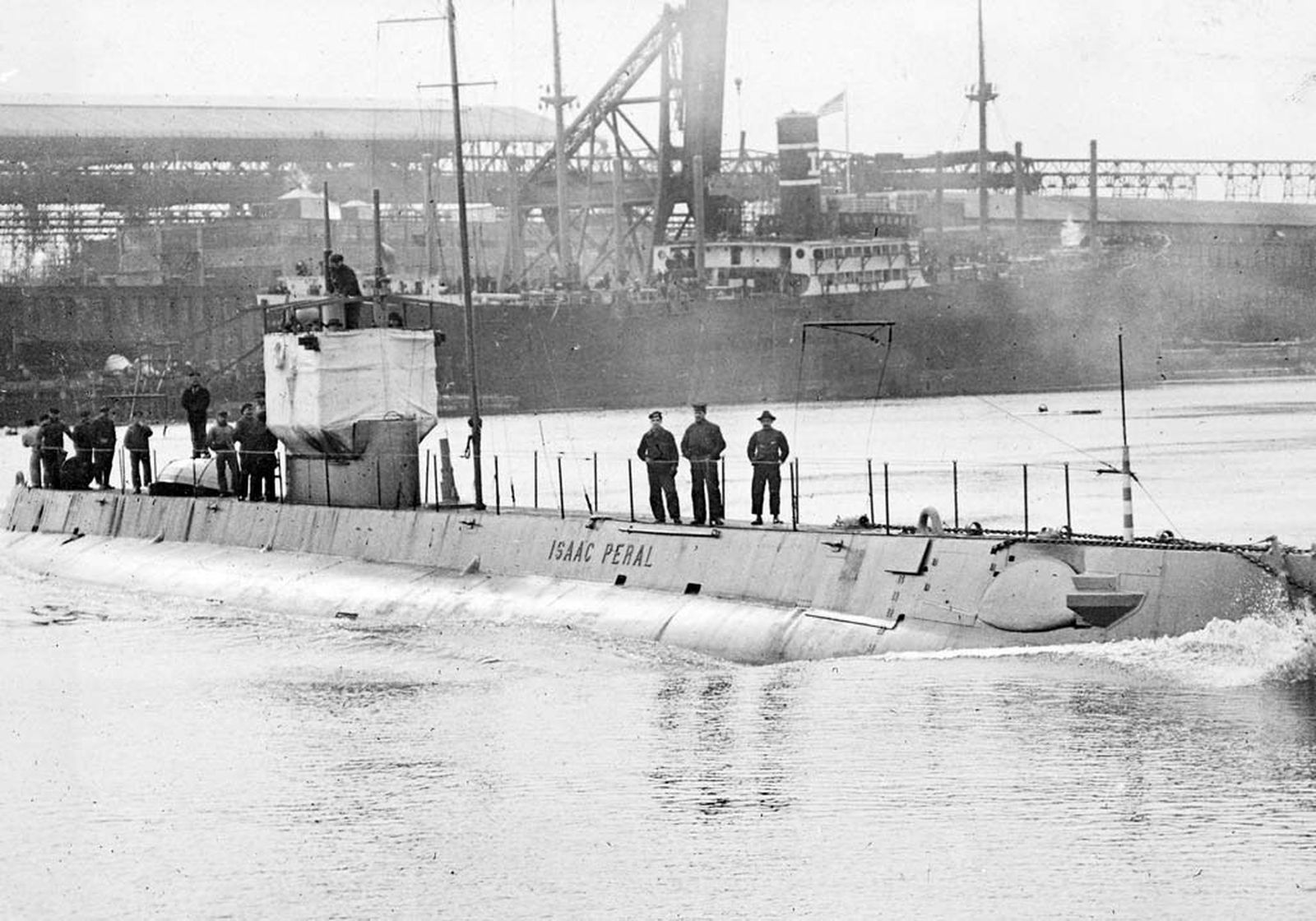 1917 hace 100 añosEl submarino Peral no vendrá a Cádiz