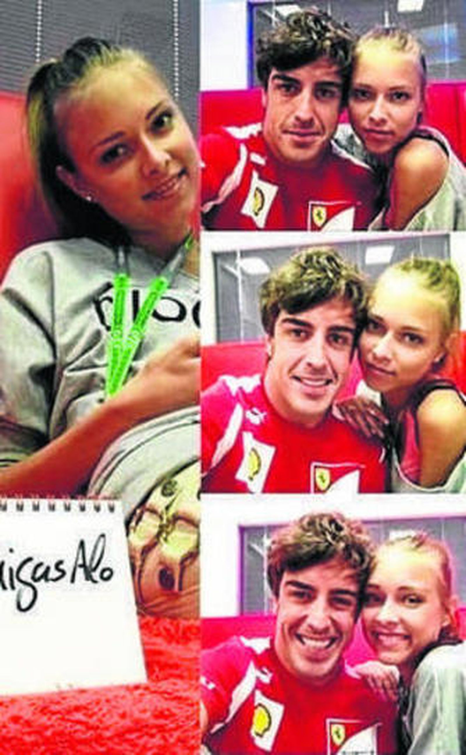 Fernando Alonso publica fotos con una nueva amiga