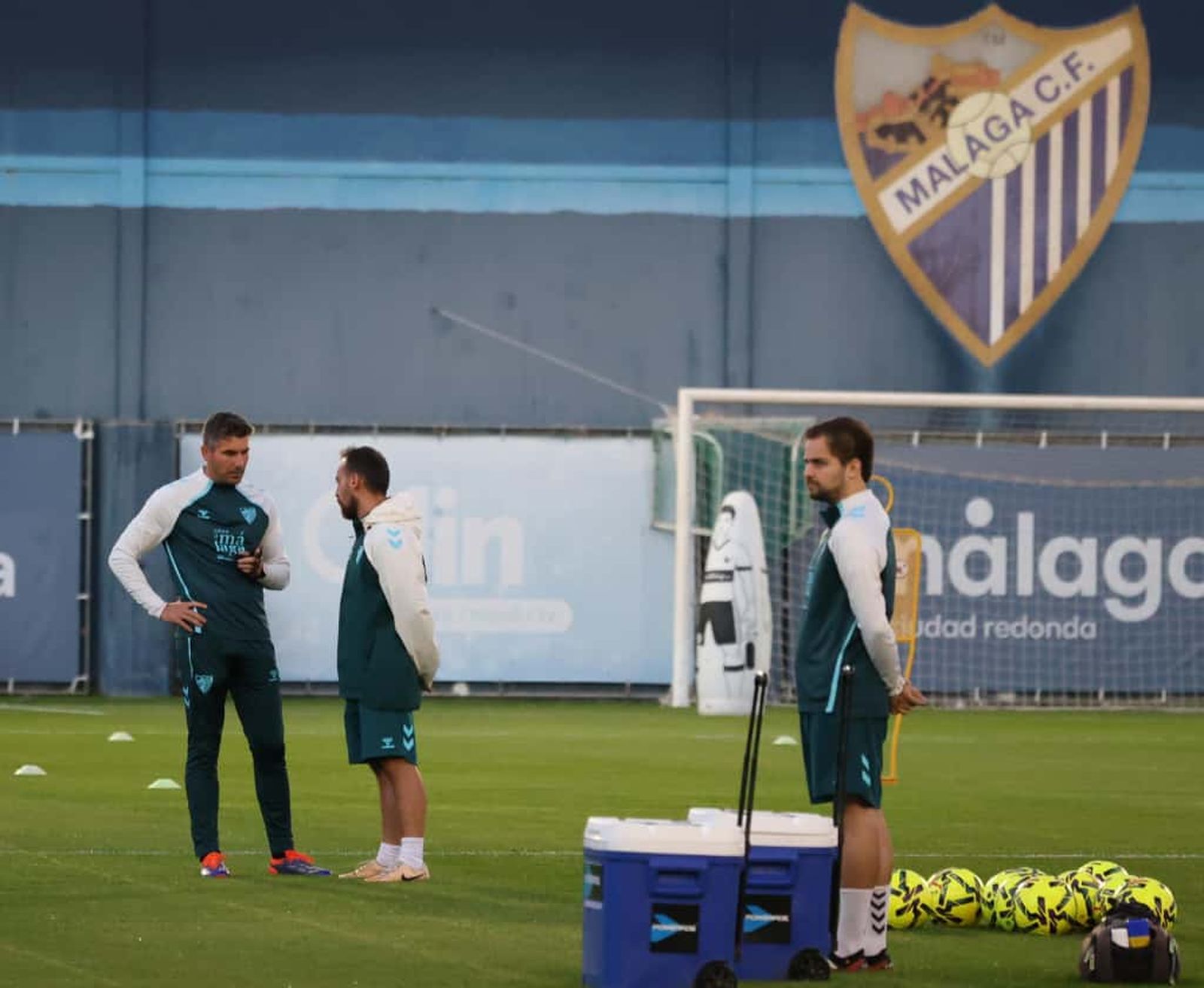 Así ha sido el primer entrenamiento del Málaga CF de Funes