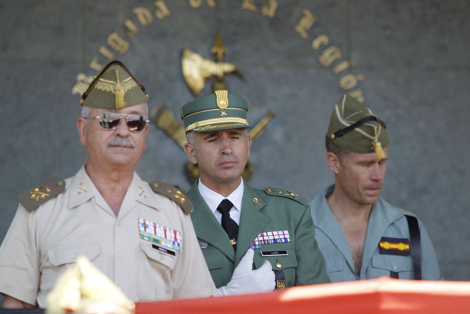 Relevo en la base de la Legión, el general Llago toma el mando