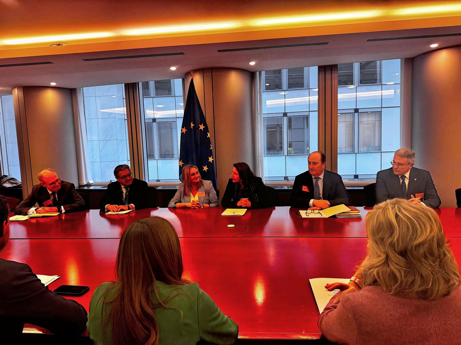 La alcaldesa de Granada, en Bruselas.