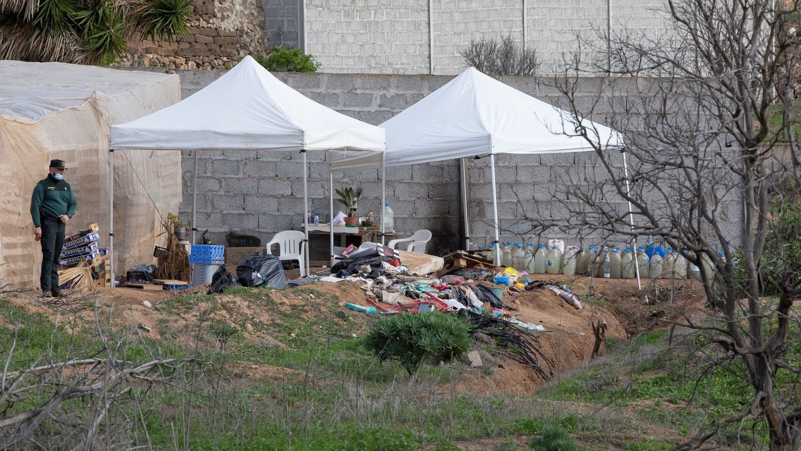 Búsqueda del cuerpo de María de los Ángeles Ibarlucea, en Gáldar (Las Palmas).