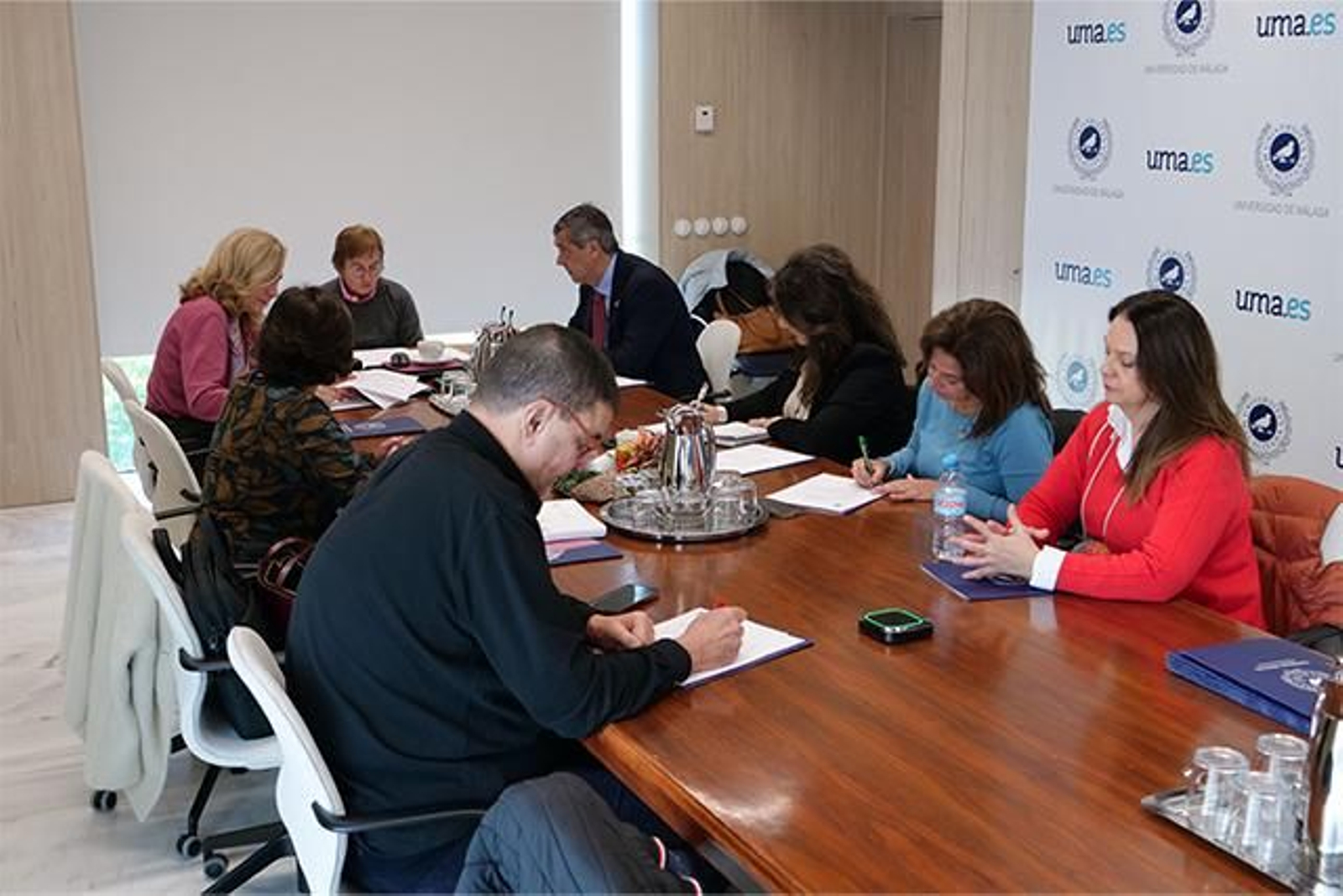 Reunión del Consejo Social de la UMA, celebrado ayer.