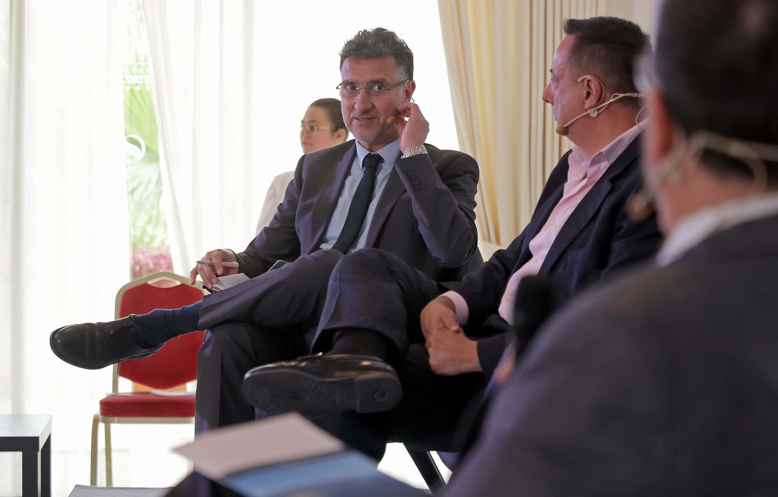 Fotos del Desayuno coloquio Nuevos retos del almacenamiento en la era de la bioenergía en Los Barrios y el Campo de Gibraltar de Europa Sur y Olivia Energy Group