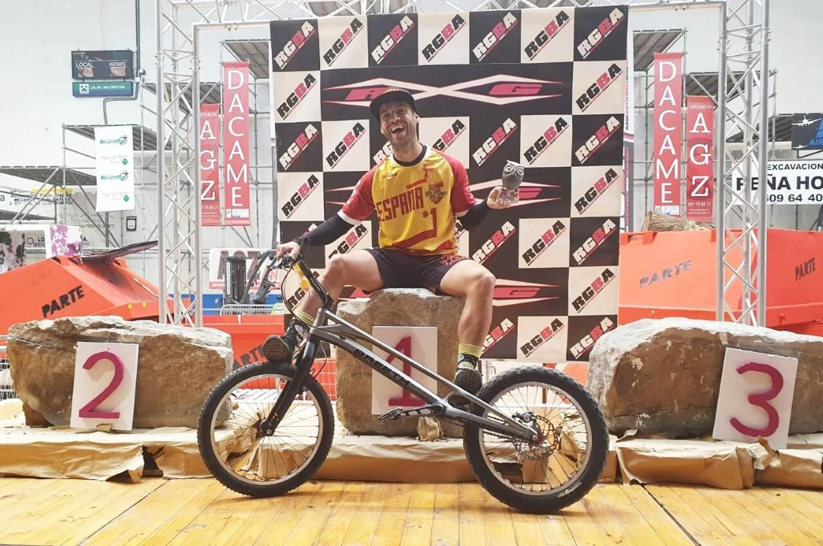 Pablo Adame durante una competición.