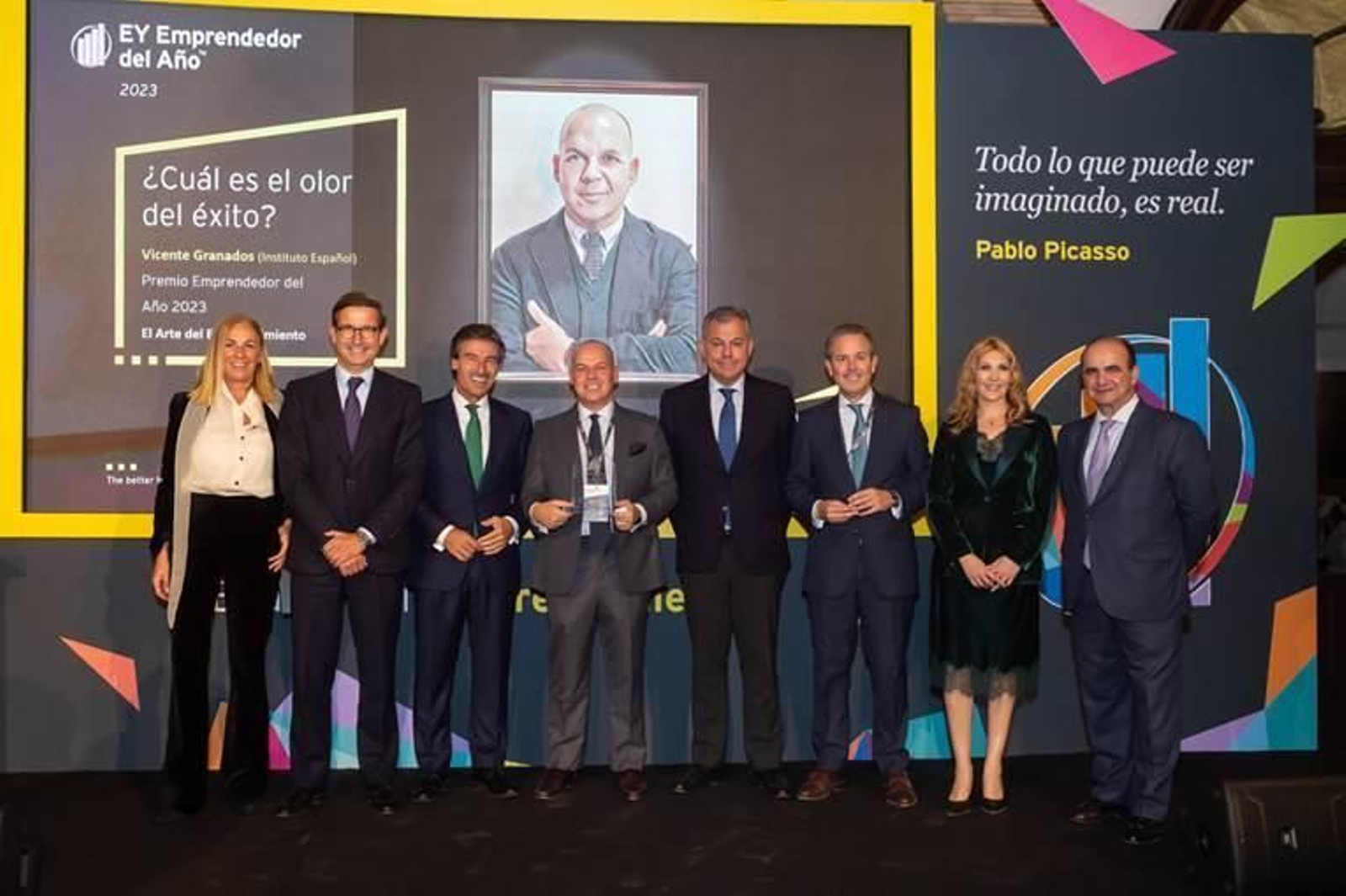 Vicente Granados, CEO de la empresa onubense Instituto Español, gana el Premio Emprendedor del Año