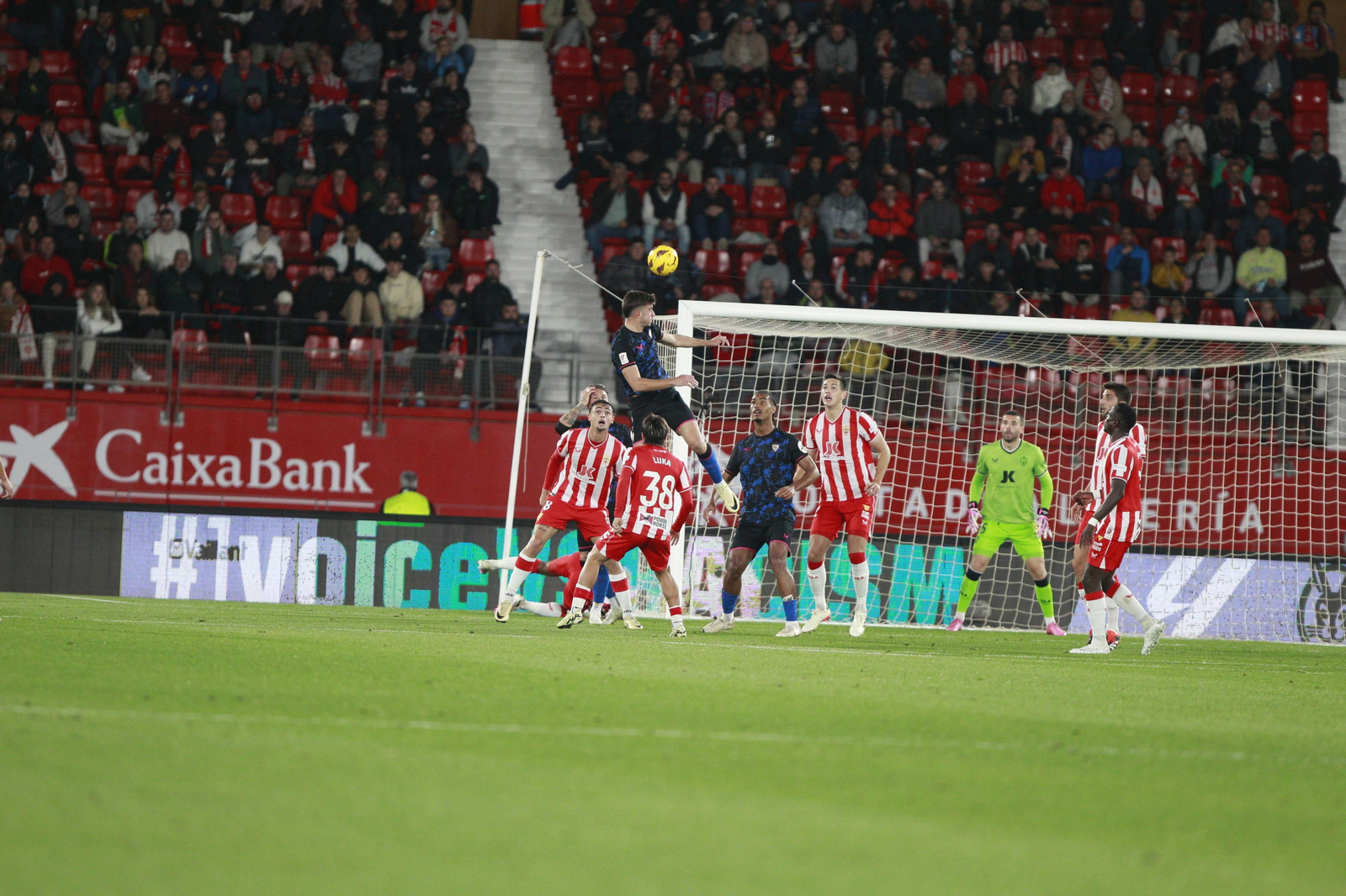 Las mejores imágenes del partido de fúbol U.D. Almería-Sevilla F.C.