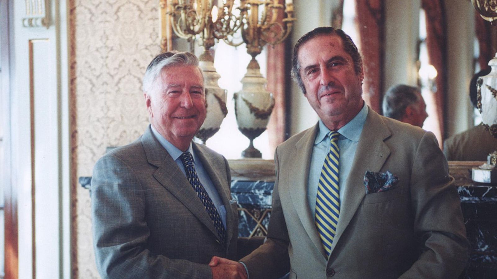 Jaime de Parias, con José Luis García Palacios.