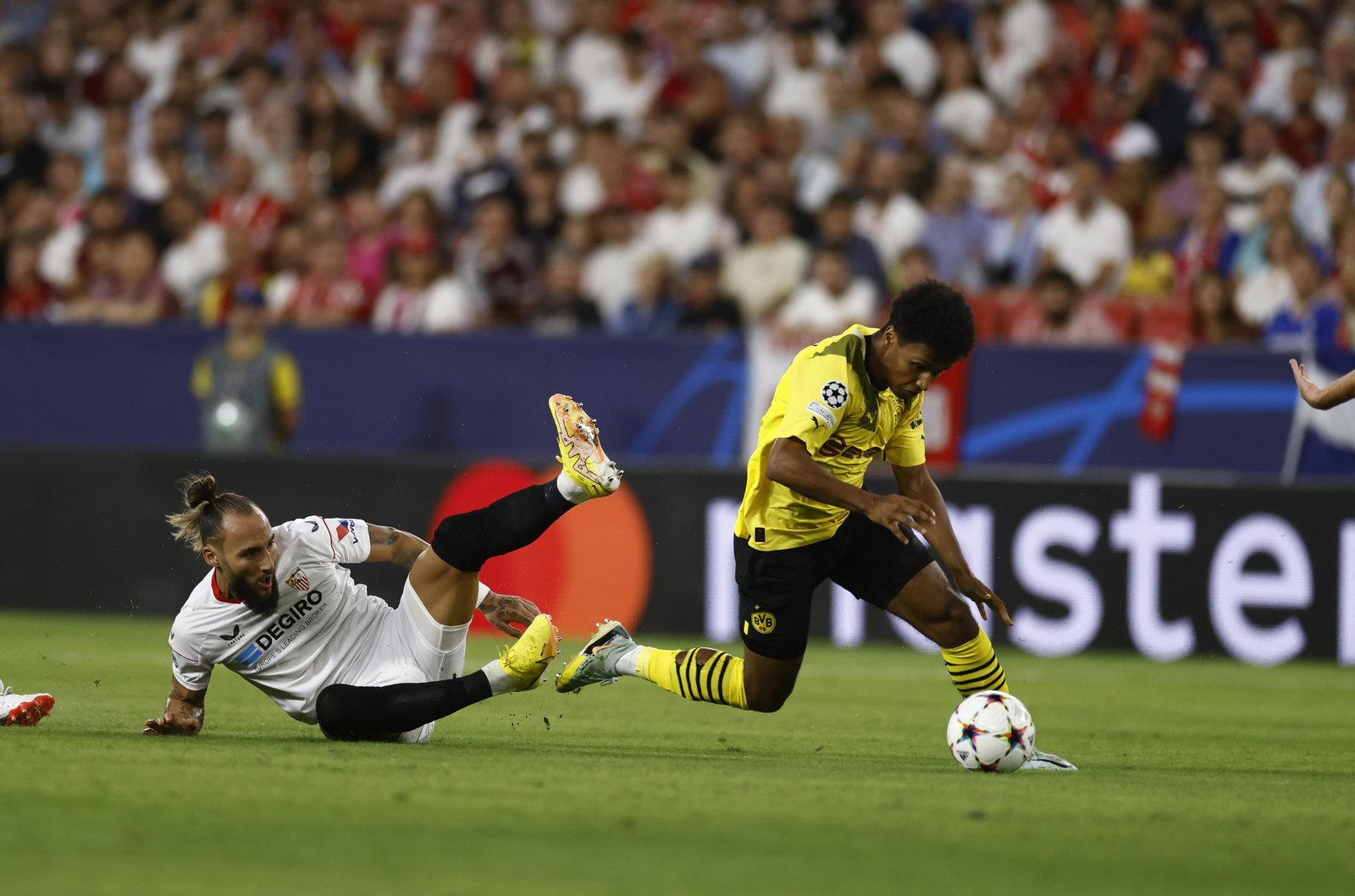 Las imágenes del Sevilla fc-Borussia