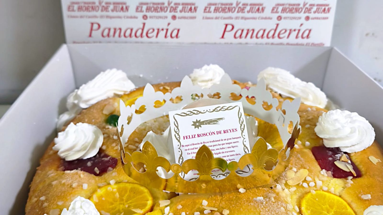 Uno de los roscones de El Portillo.