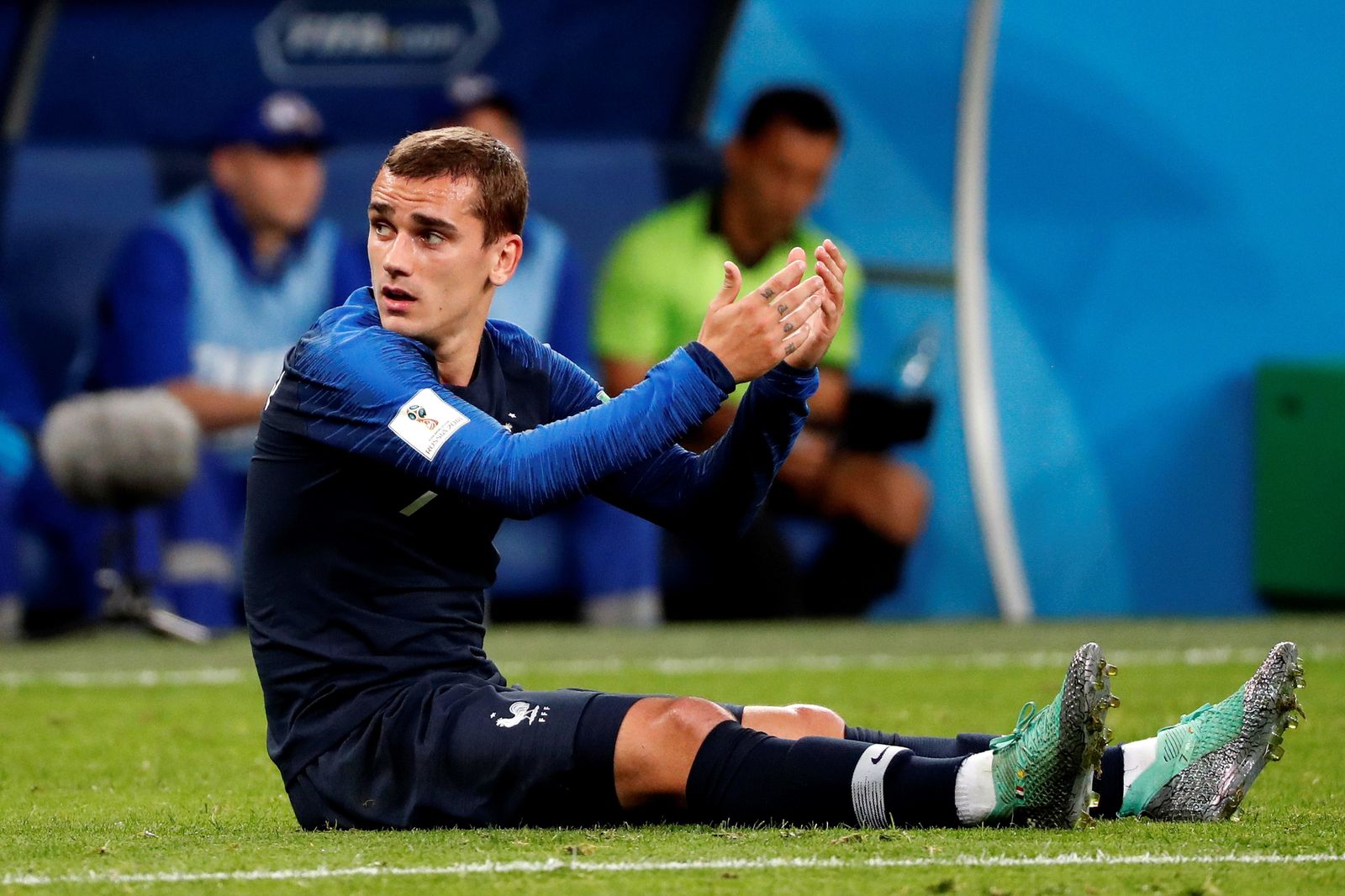 Las imágenes del Francia-Bélgica