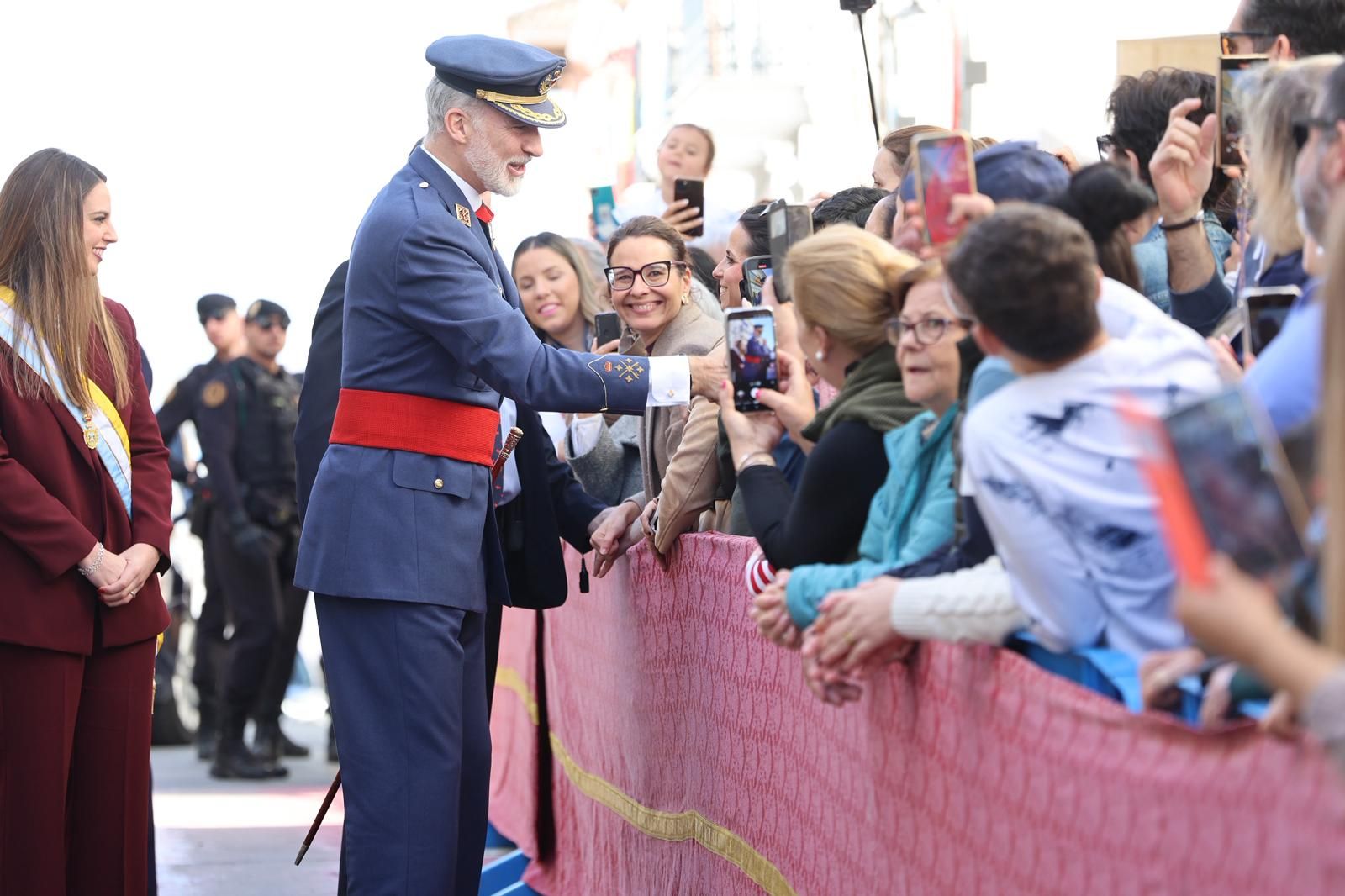 Las primeras imágenes del Rey Felipe VI en Huelva