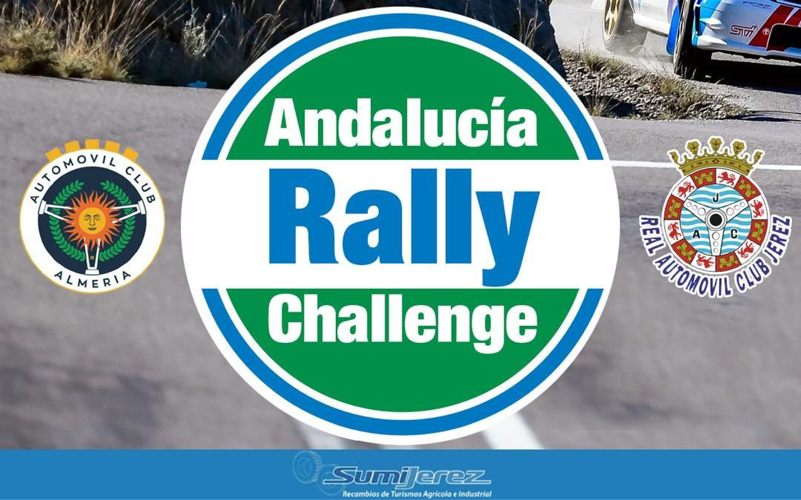 Cartel de la Andalucía Rally Challenge que dará comienzo este año.