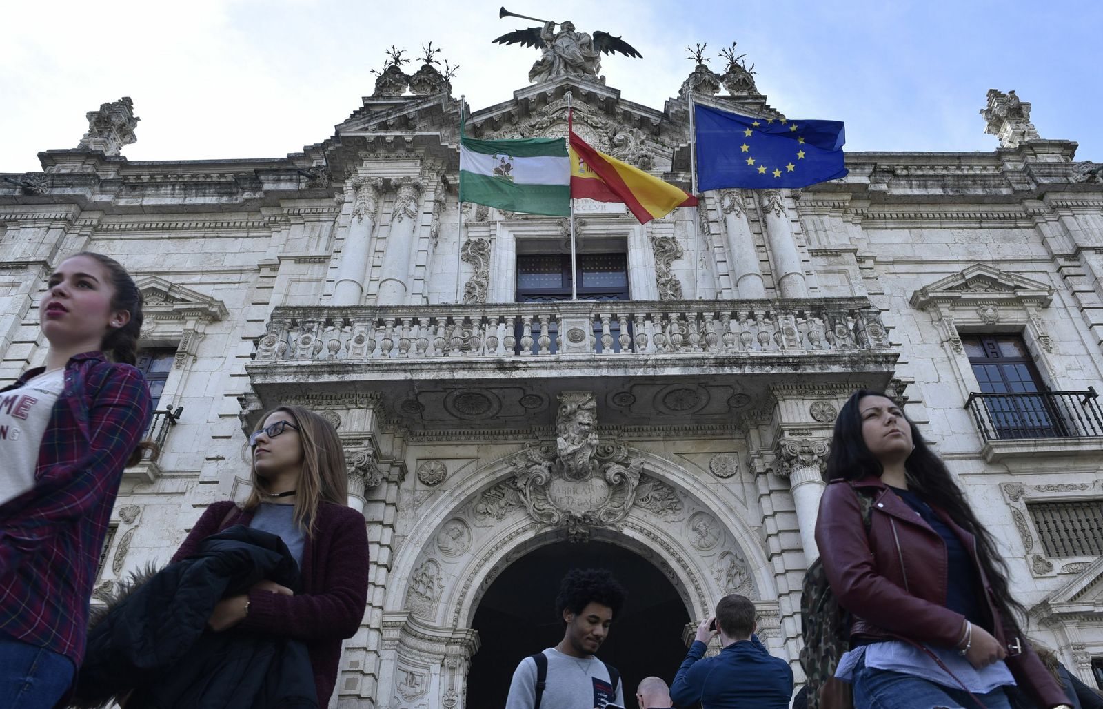 Fachada principal de la Universidad de Sevilla