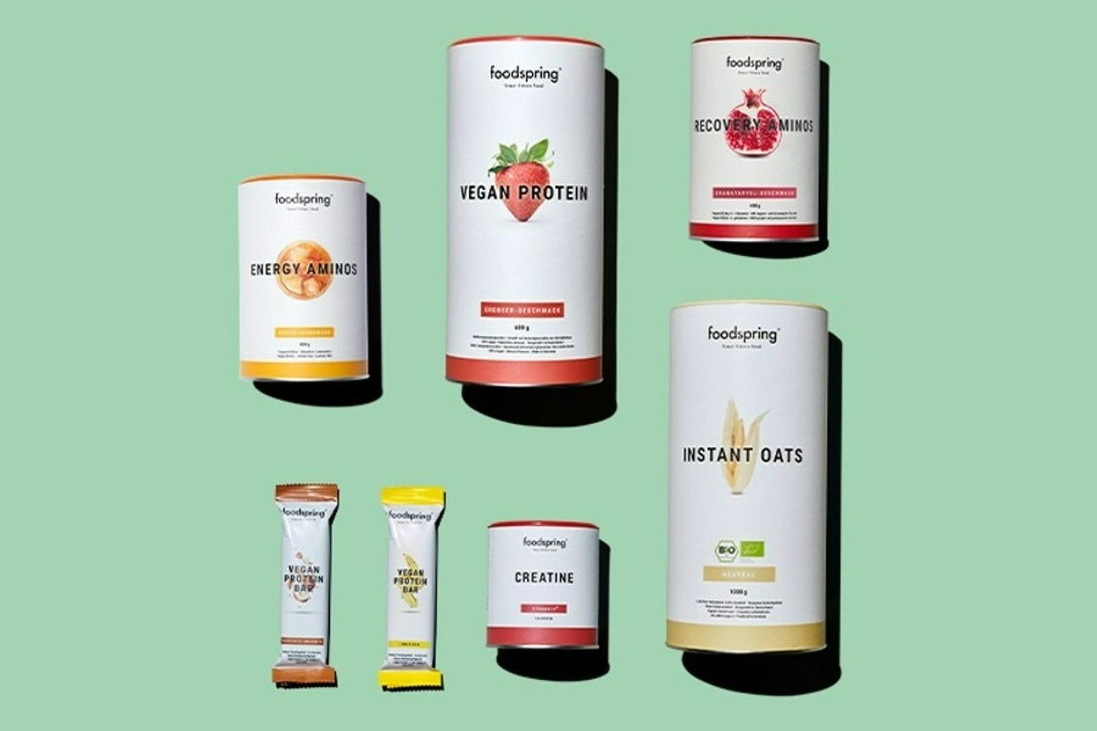 Las mejores proteínas de Foodspring para tus entrenamientos de fuerza y resistencia, ¡y comienza ya la operación bikini!