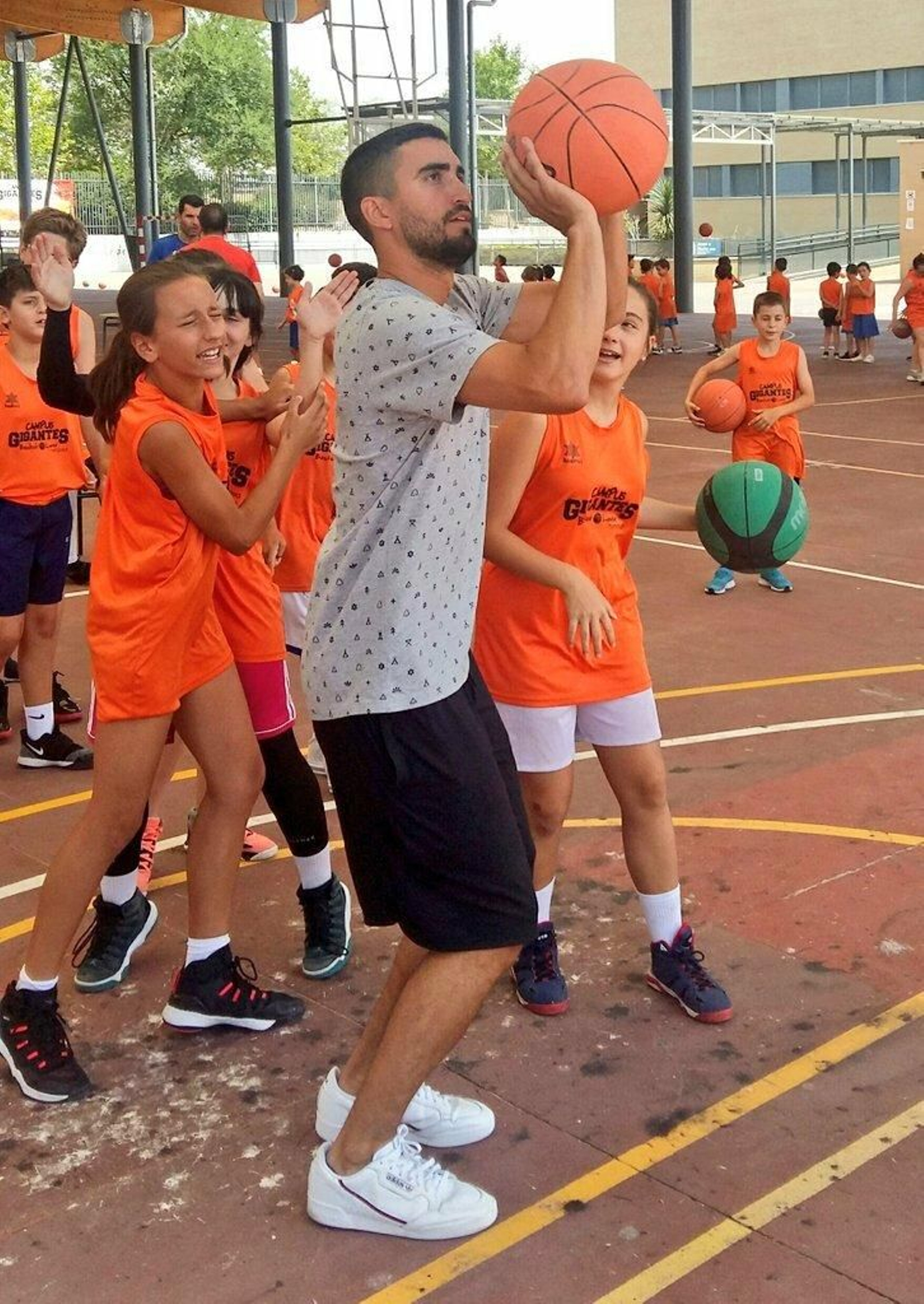 Jaime Fernández, en el Campus Gigantes en Alcalá.