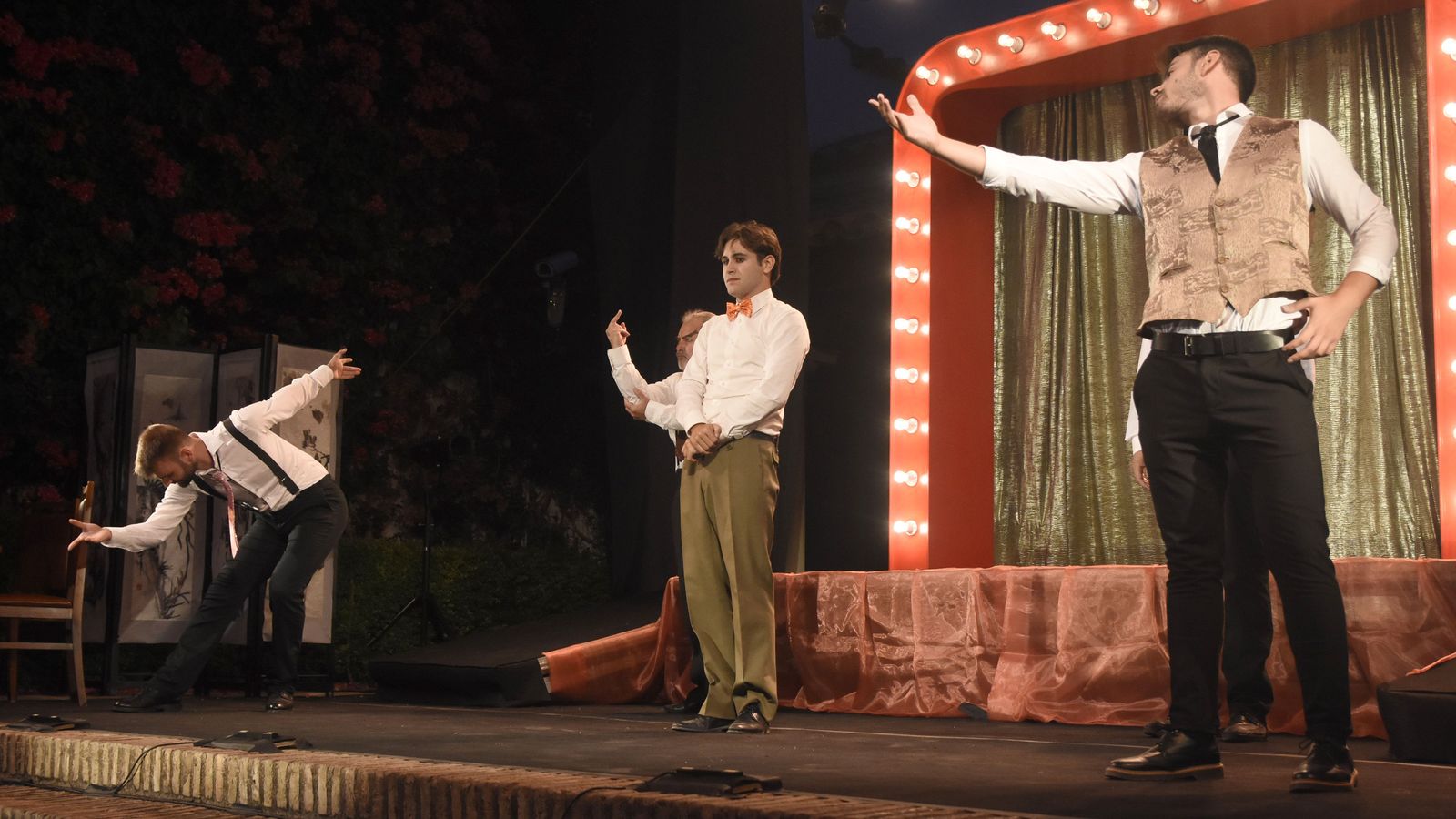 Representación teatral en el Palacio de Viana.