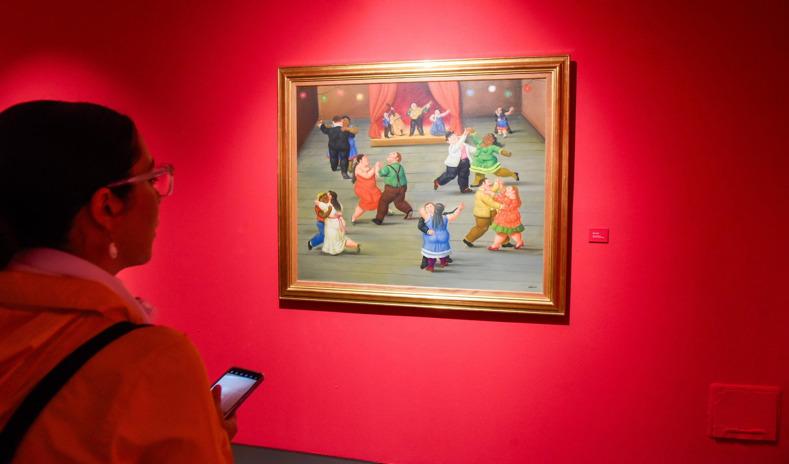 Inauguración  de la exposición sobre Fernando Botero