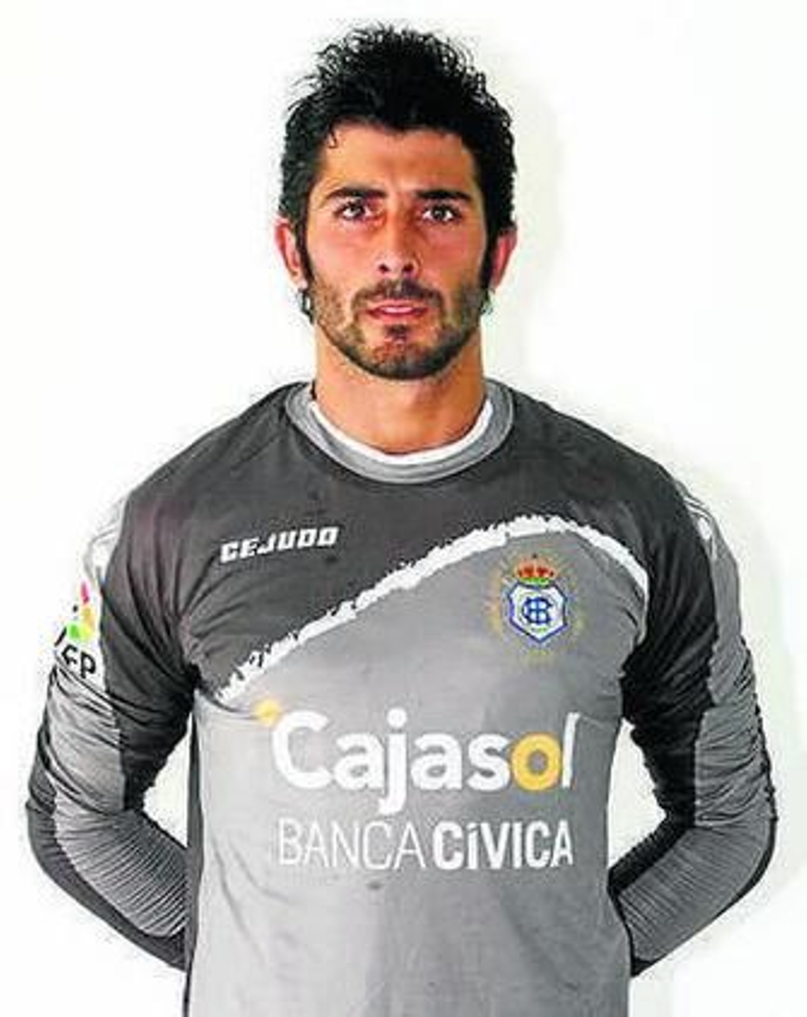 Manu, portero del Recre.