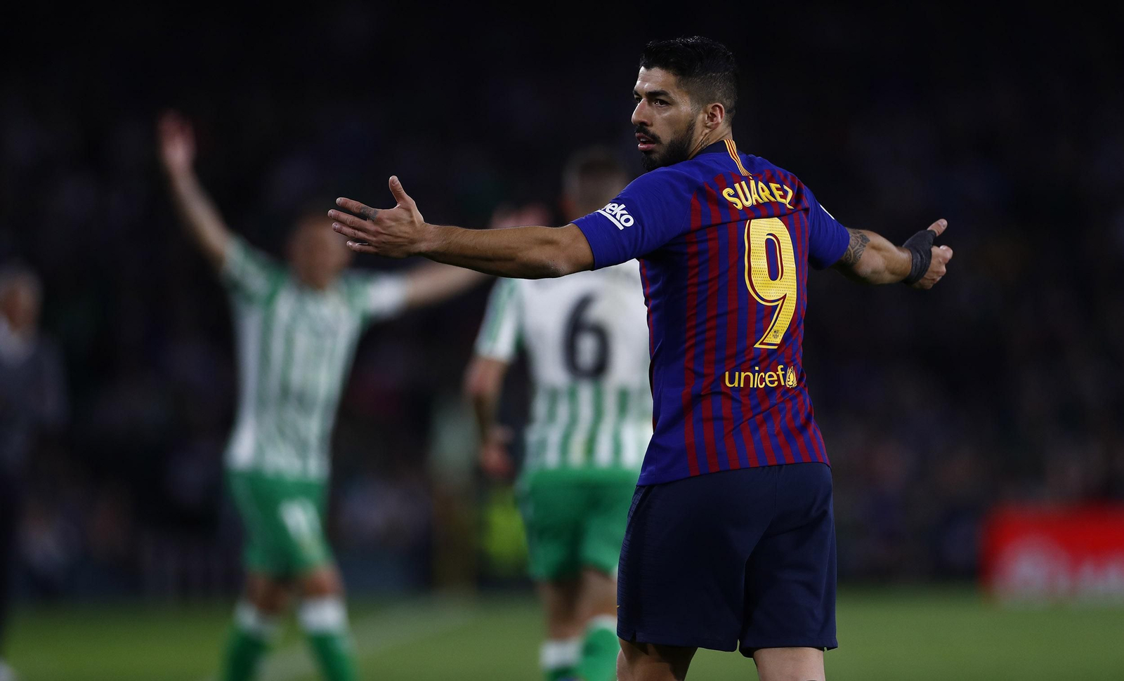 El Betis-Barcelona, en imágenes