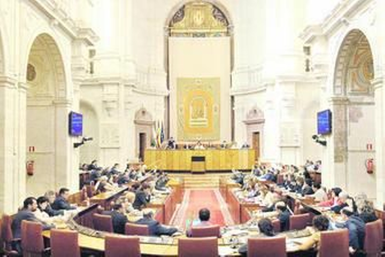 Un Pleno en el Parlamento de Andalucía.