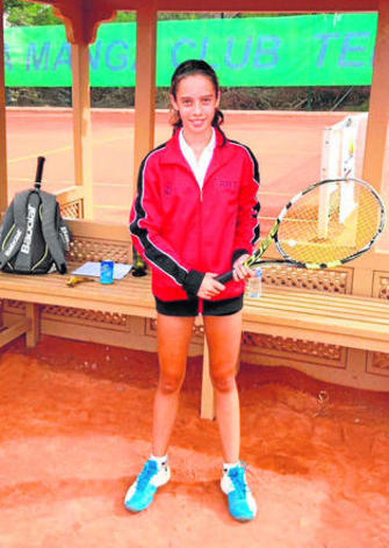 La algecireña María Teresa Frías, ayer en Murcia.