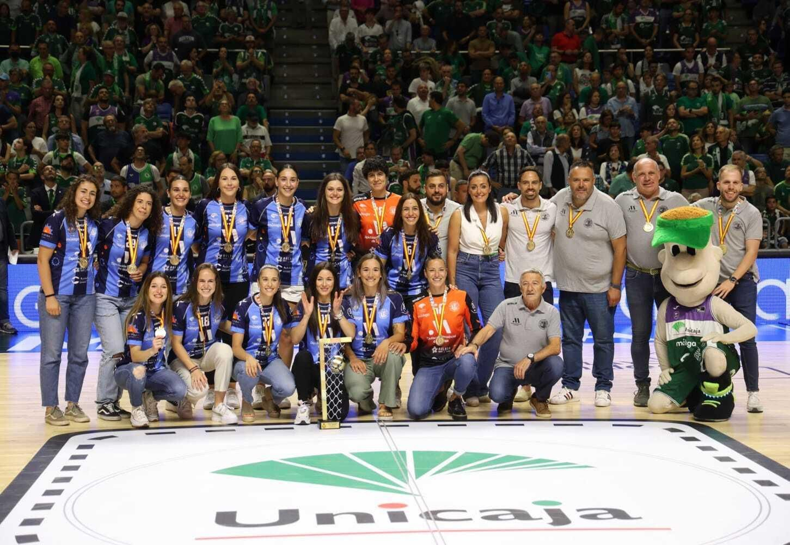Las jugadoras del Costa del Sol, campeonas de Liga.