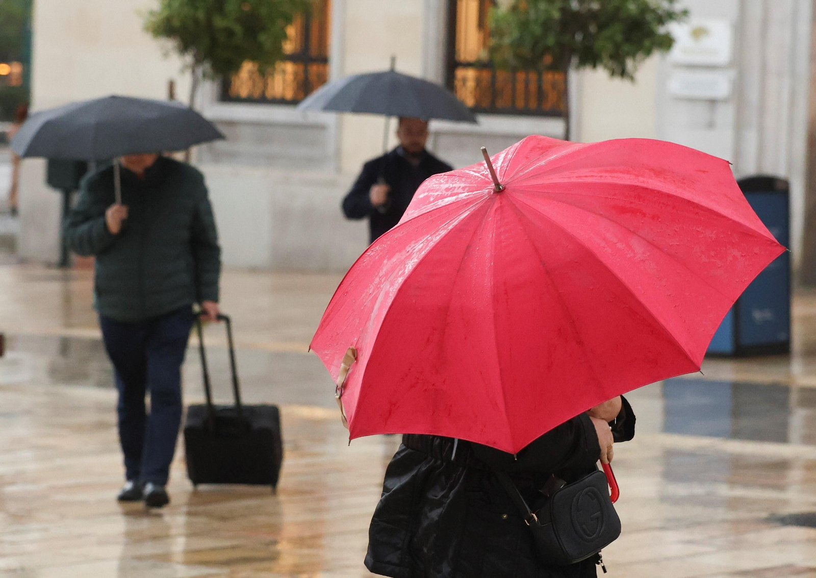Lluvias en Málaga.