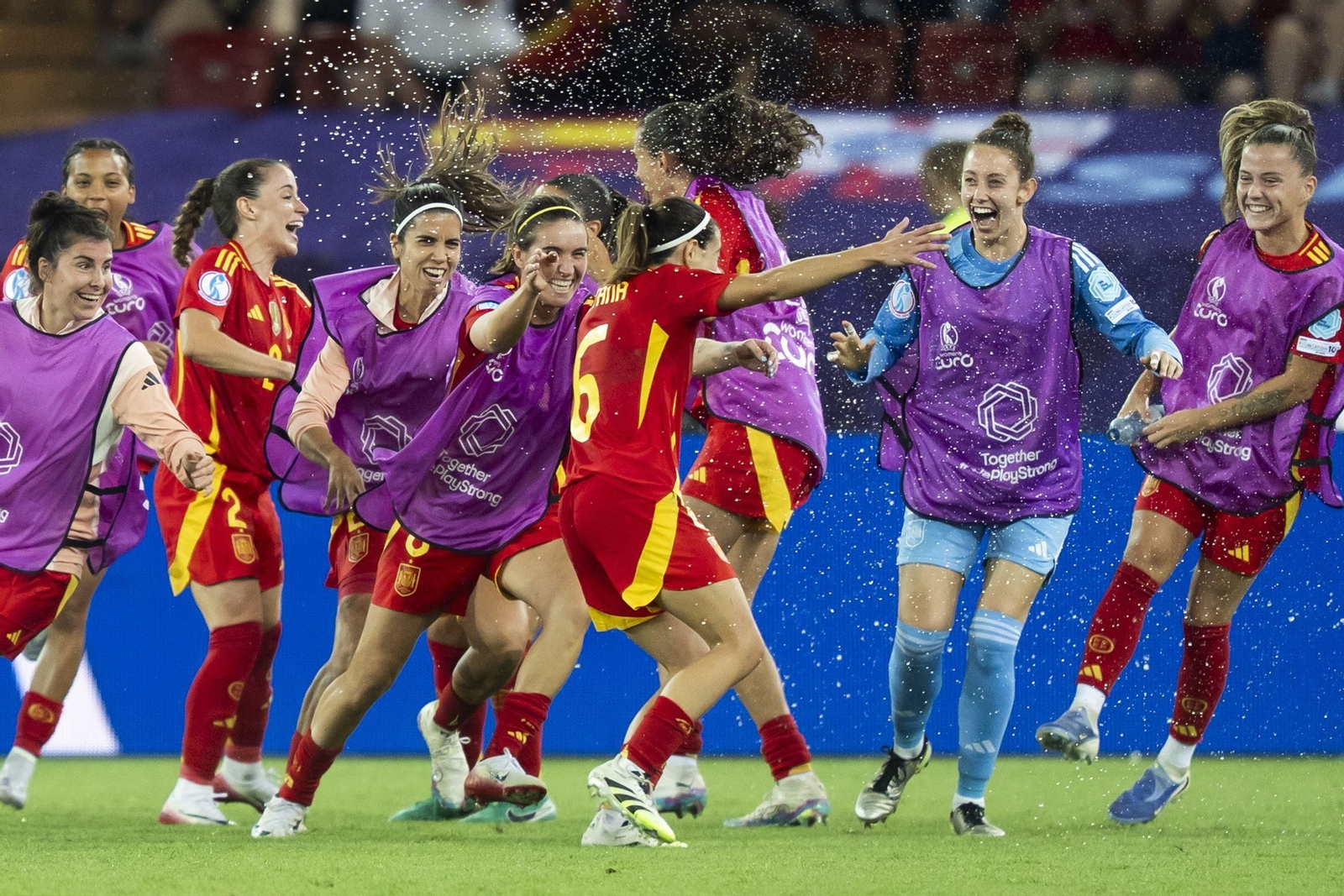 Las mejores imágenes del pase a la final de España ante Alemania en la Eurocopa femenina