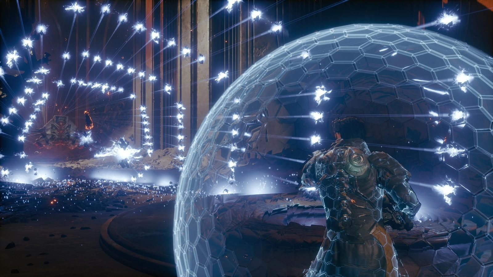 El juego luce espectacular con un sistema de partículas marca de la casa.