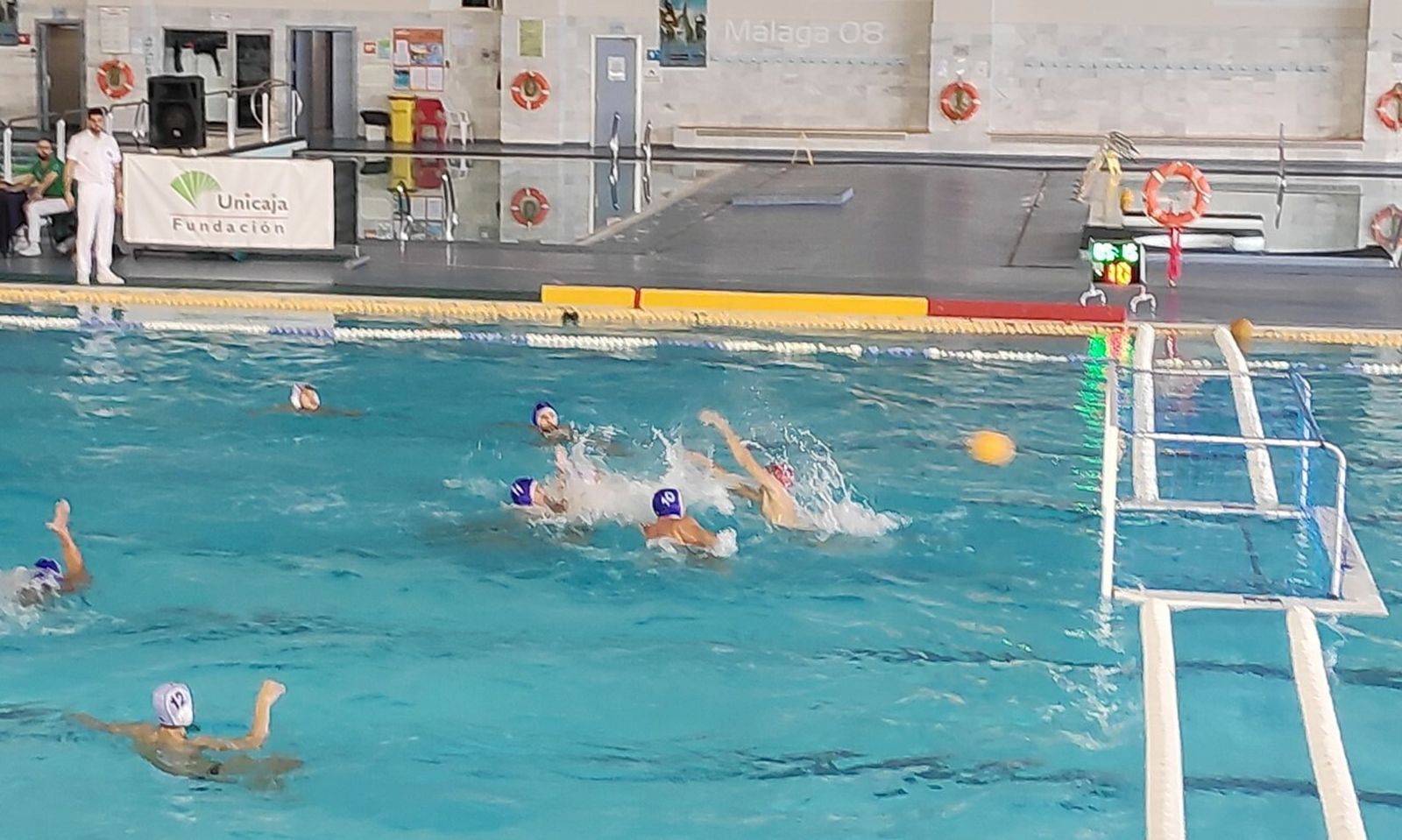 Un partido del Waterpolo Málaga, en Inacua.