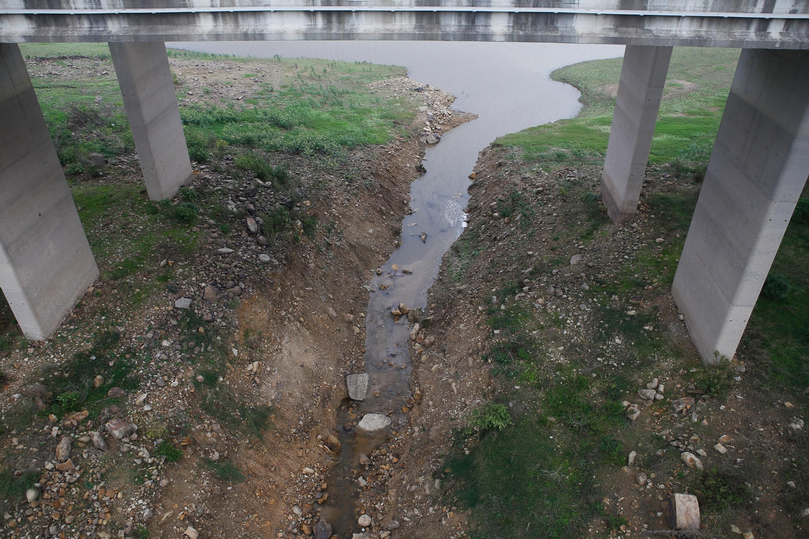 Las fotos del embalse de Charco Redondo tras la última DANA