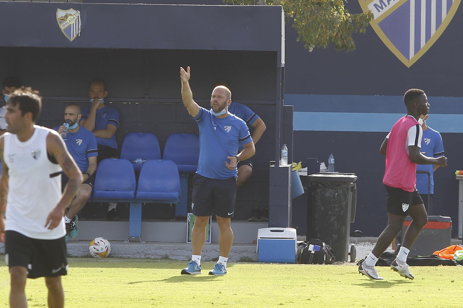 Las fotos del partido entre el Málaga y el Atlético Malagueño