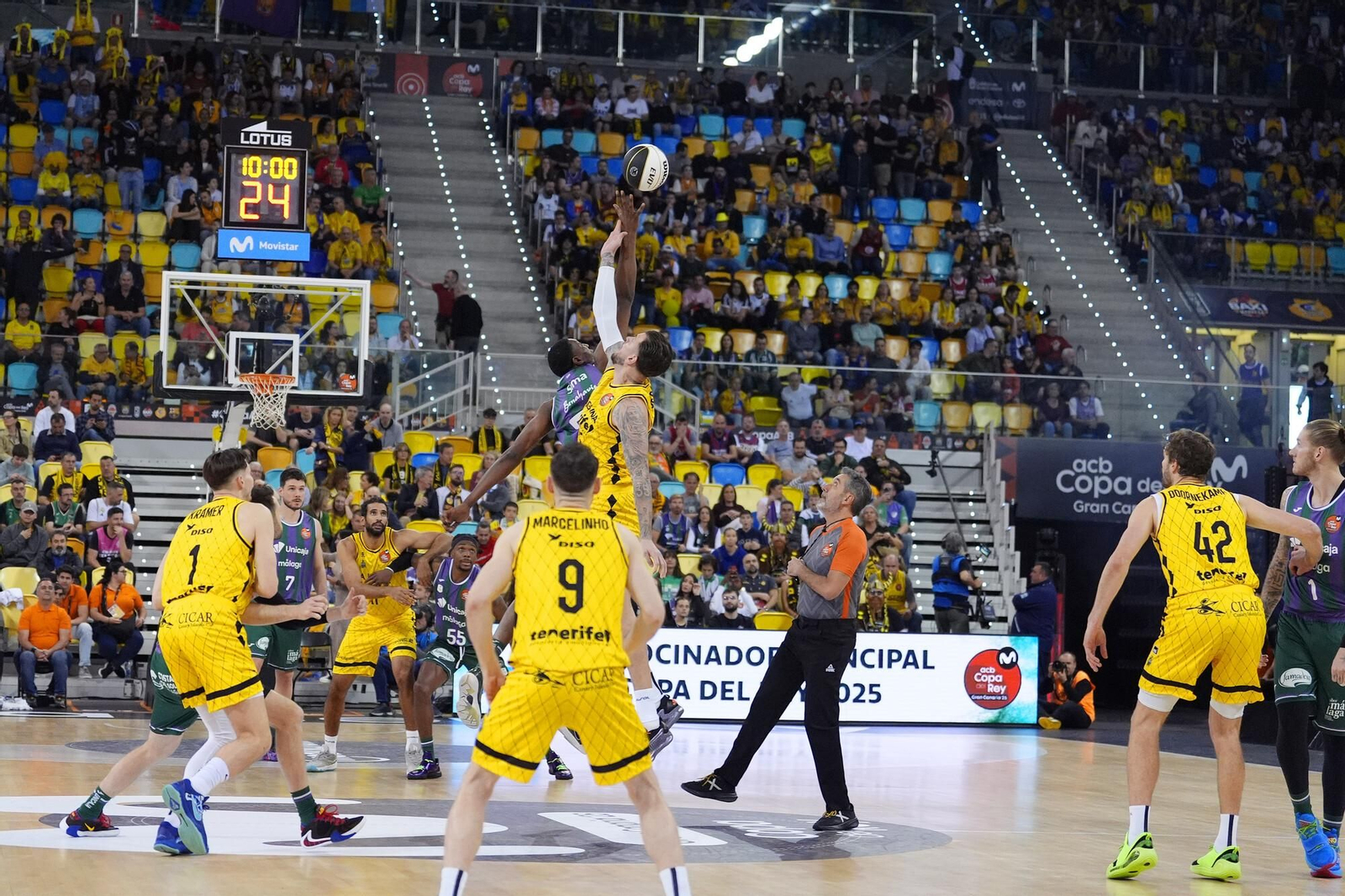 Las fotos del Unicaja - La Laguna Tenerife de Copa del Rey