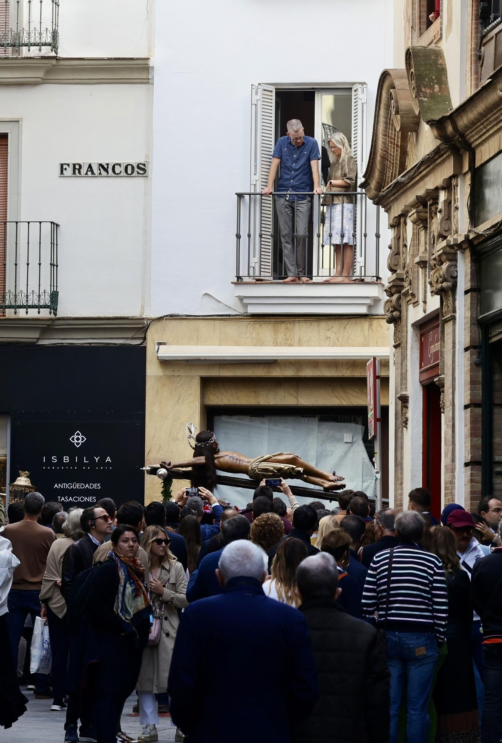 Traslado del Cristo de San Agustían a la Catedral