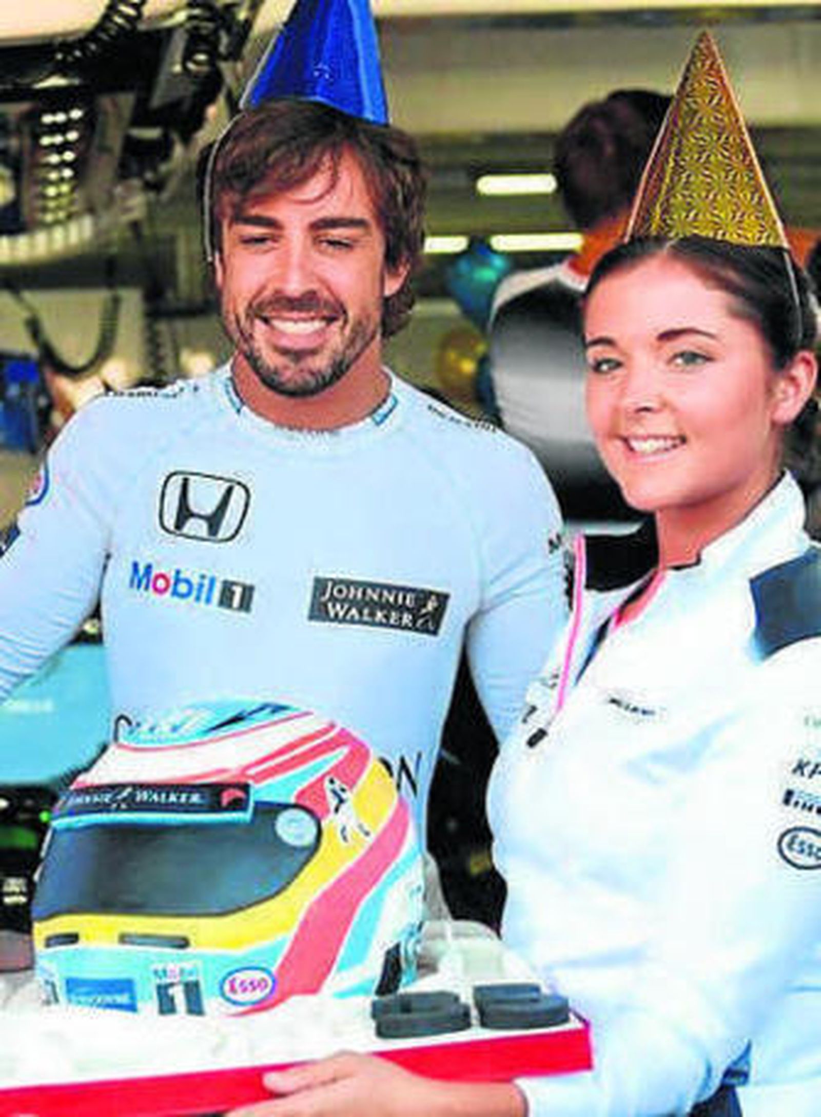 Alonso celebra su cumpleaños.