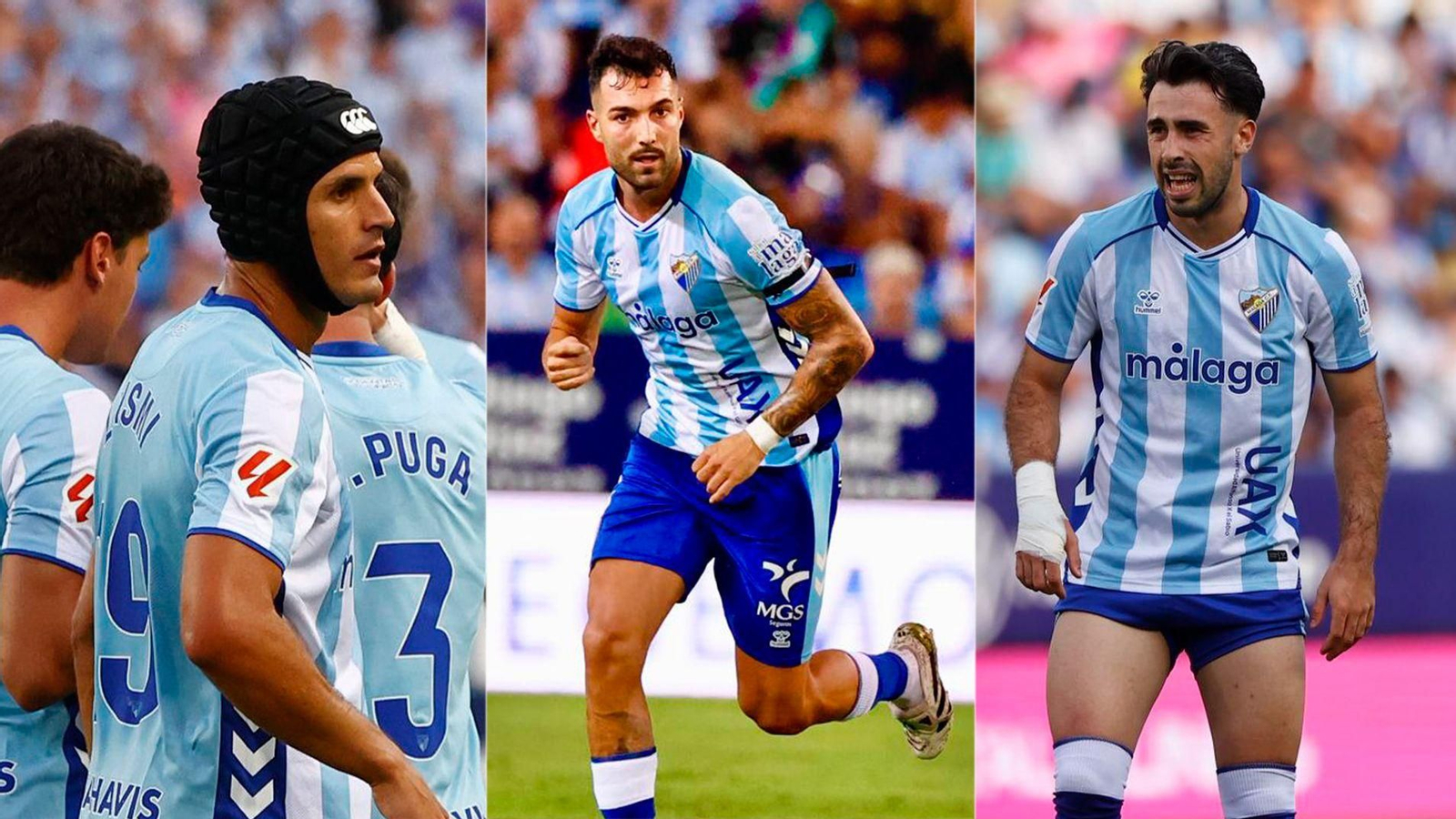 Luismi, Álex Pastor y Carlos Puga, lesionados.