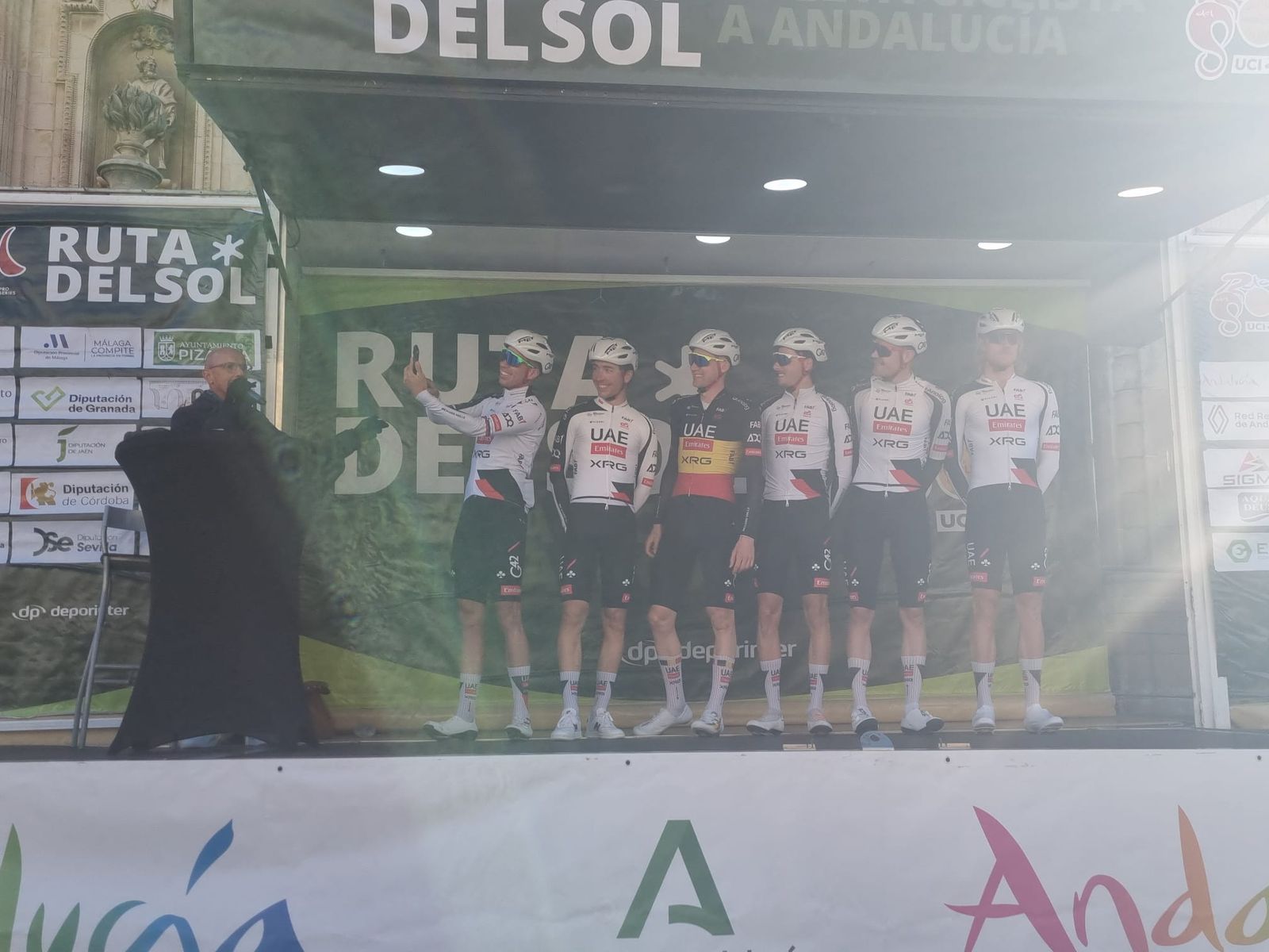 En imágenes: Jaén, espectacular escenario de la tercera etapa de la Vuelta a Andalucía - Ruta del Sol
