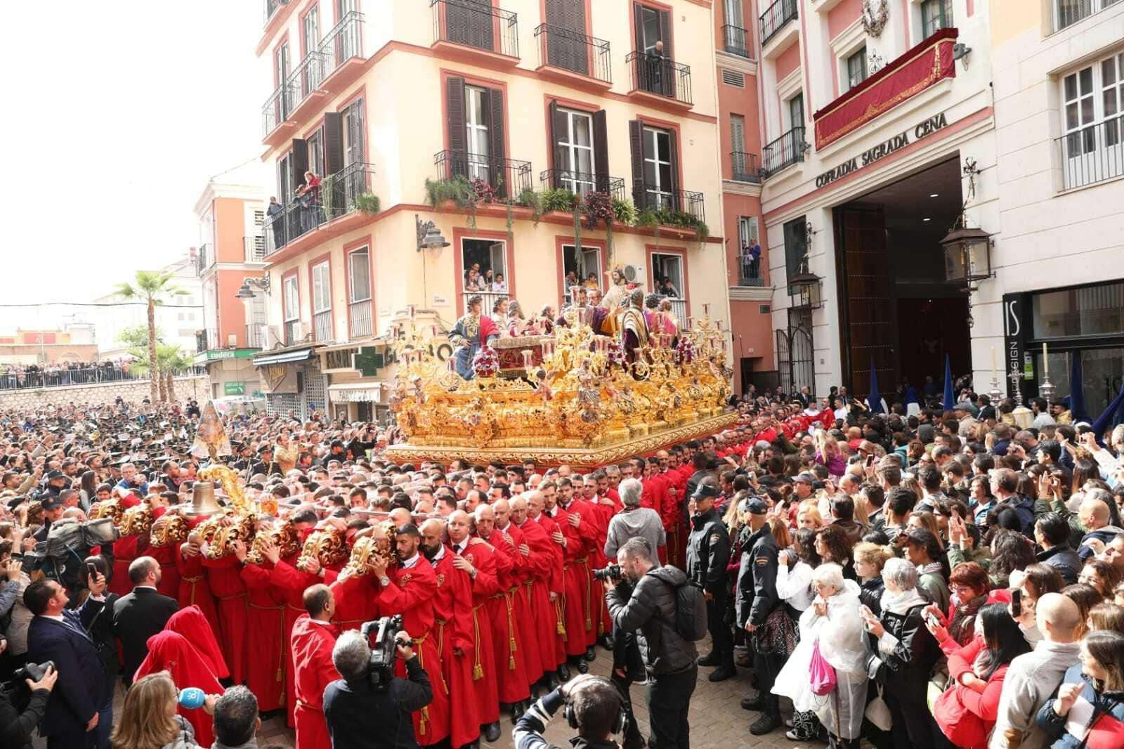 Las fotos de la Sagrada Cena del Jueves Santo en Málaga Las fotos de la Sagrada Cena del Jueves Santo en Málaga