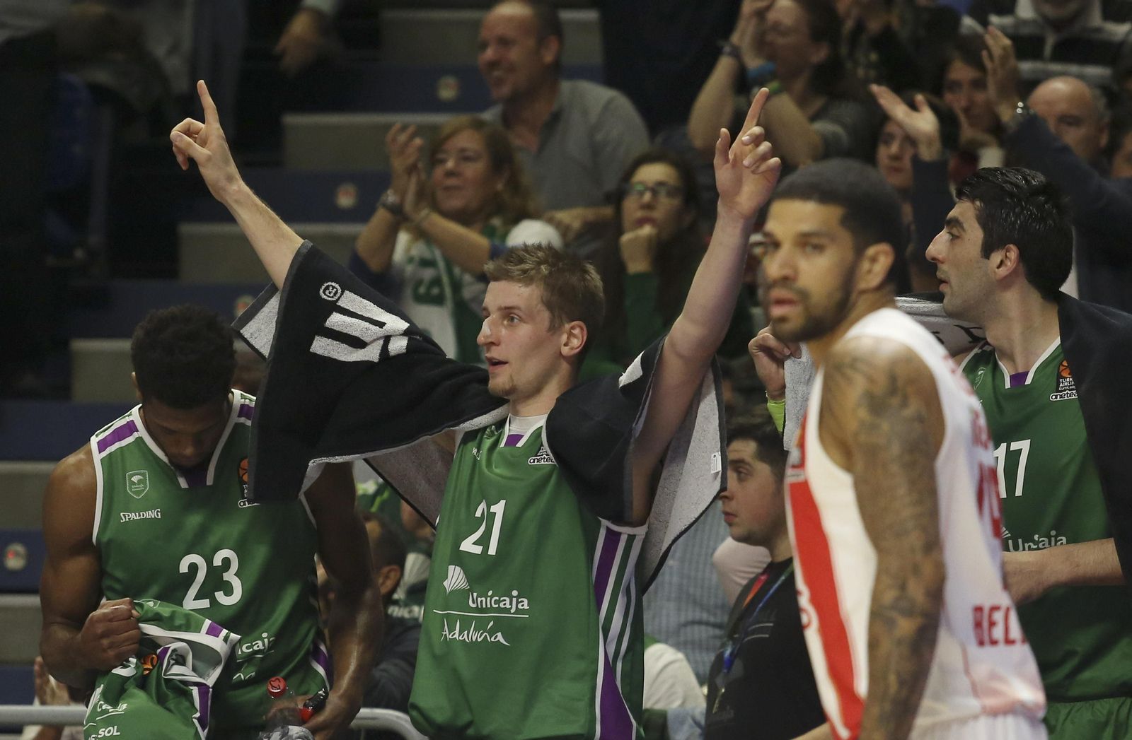 Los cinco años de Adam Waczynski en el Unicaja, en fotos