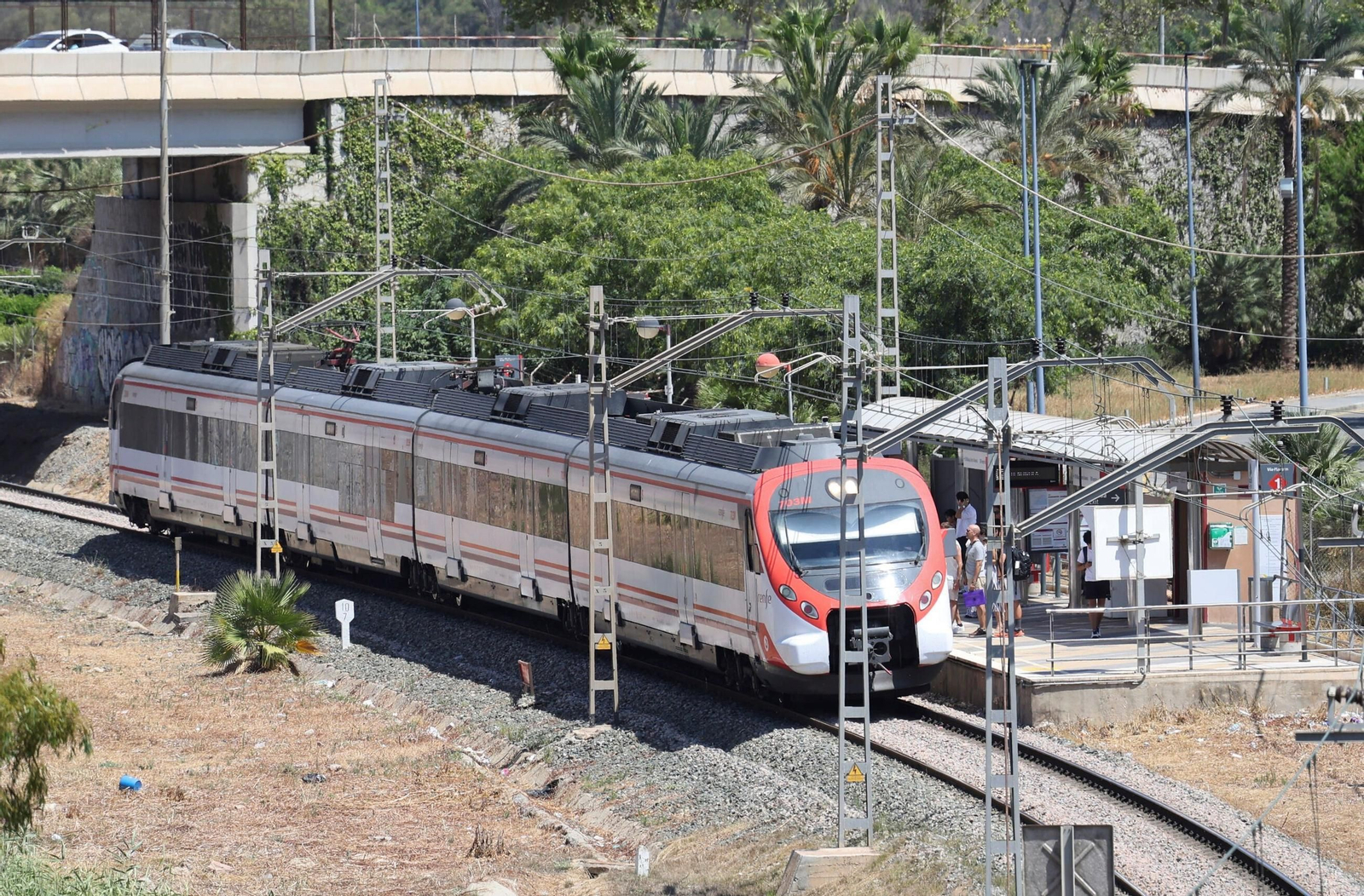Un tren de Cercanías.