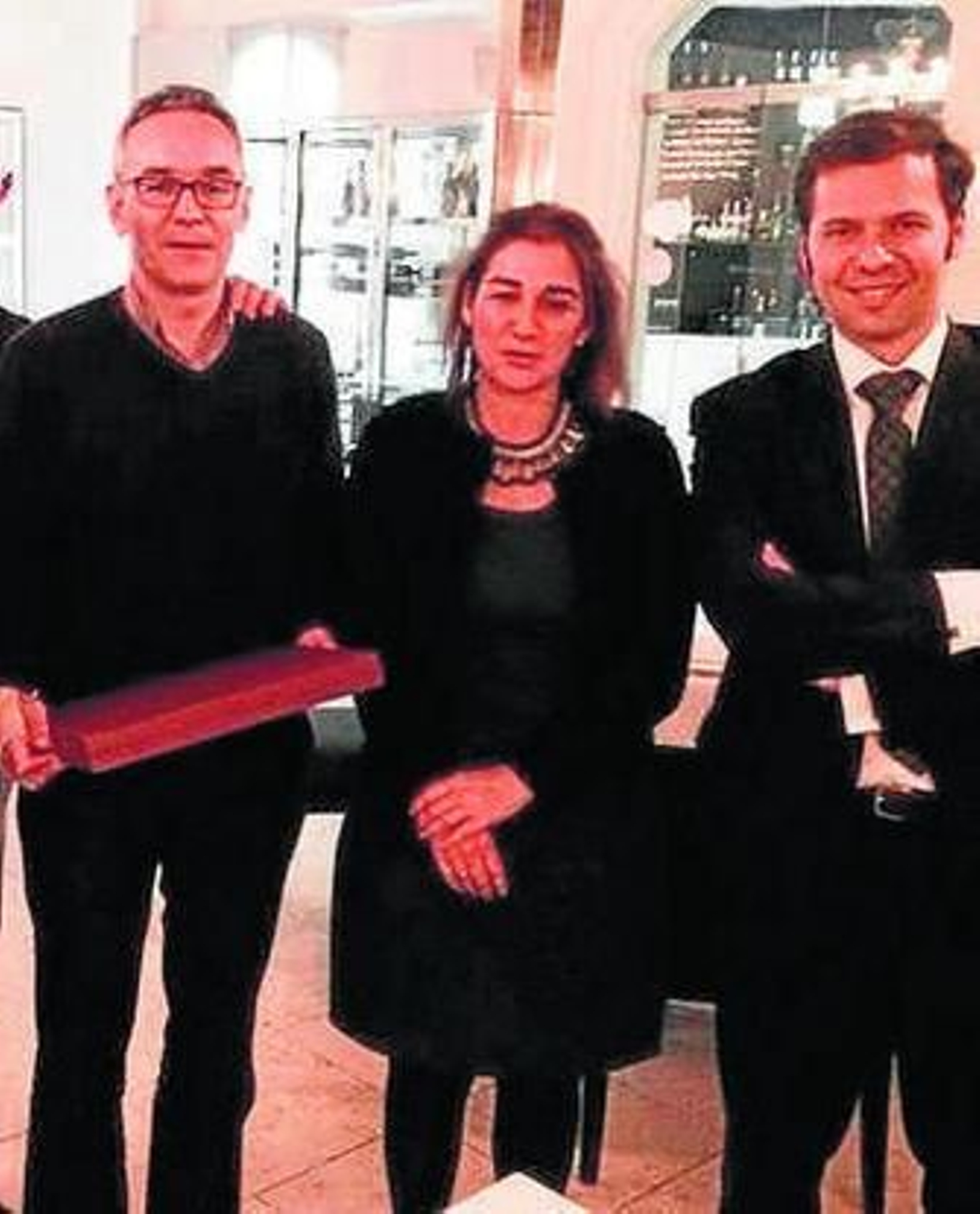 Entrega de una metopa.