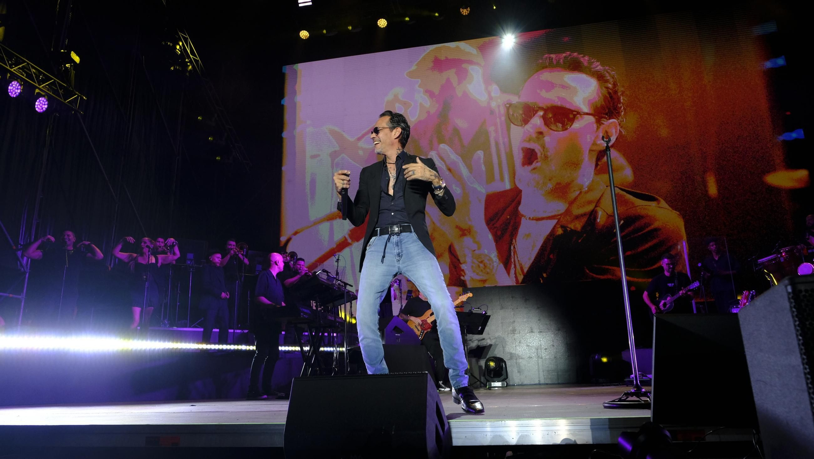 Concierto de Marc Anthony en Roquetas, en imágenes