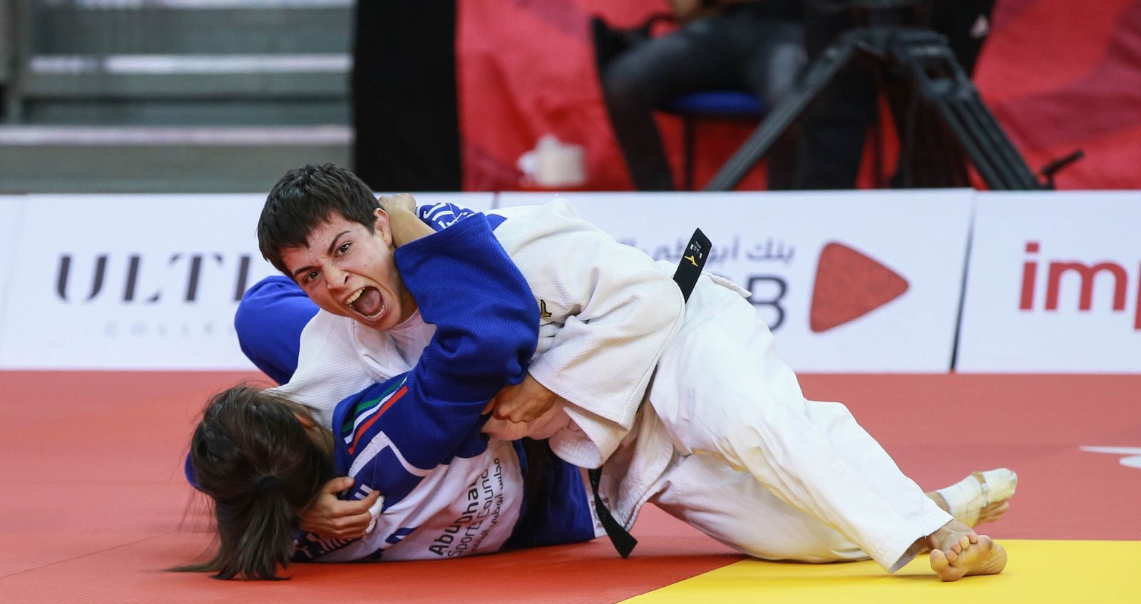 Julia Figueroa, en un combate reciente.