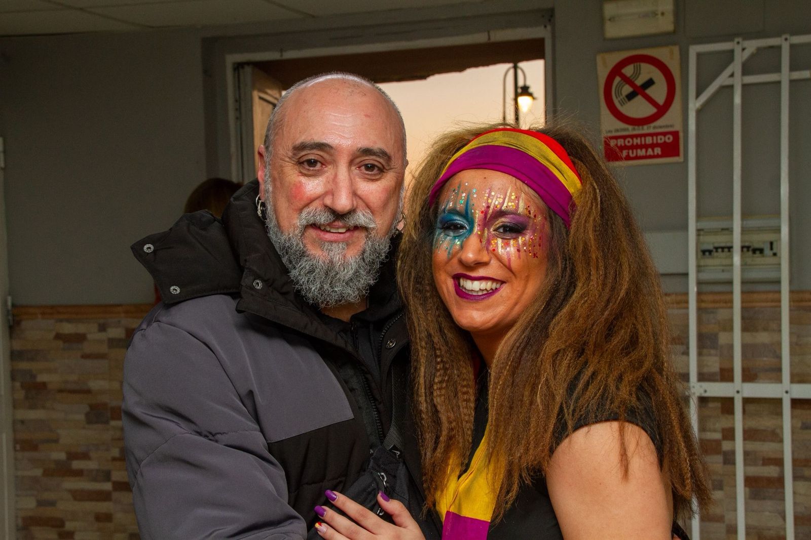Javier Tizón 'Pajajo' y su hija Carmen cantan juntos este domingo en la comparsa 'El desguace'.