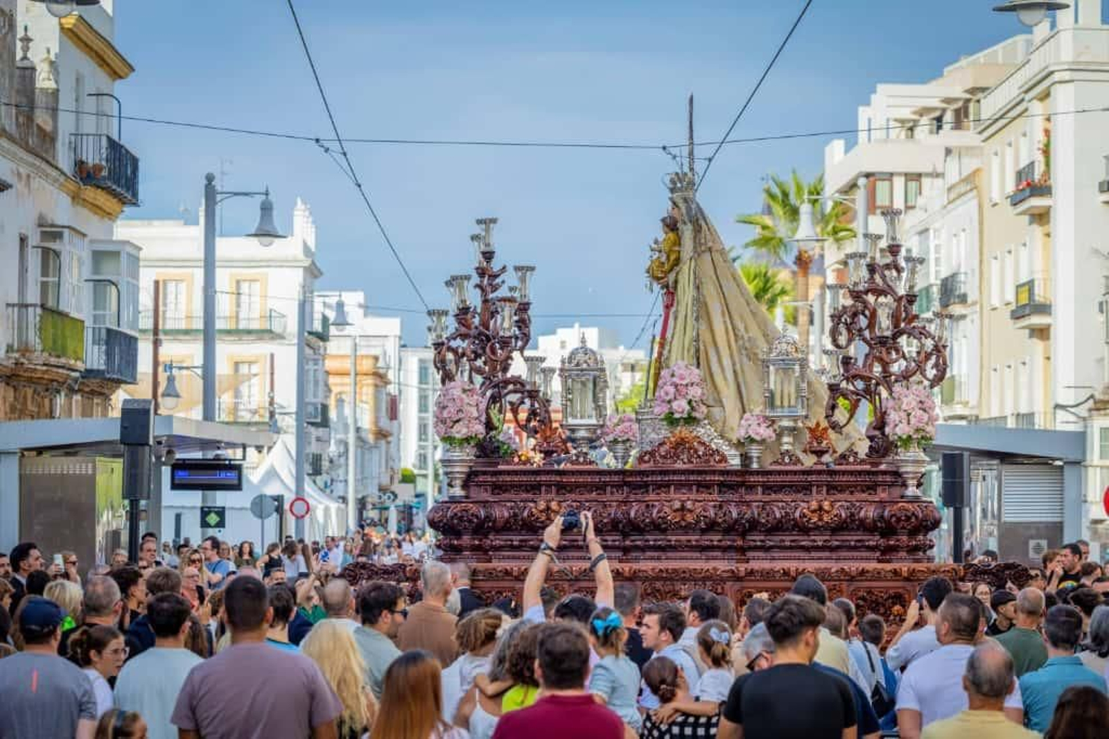 Procesión de la Virgen de las Mercedes en San Fernando: las imágenes